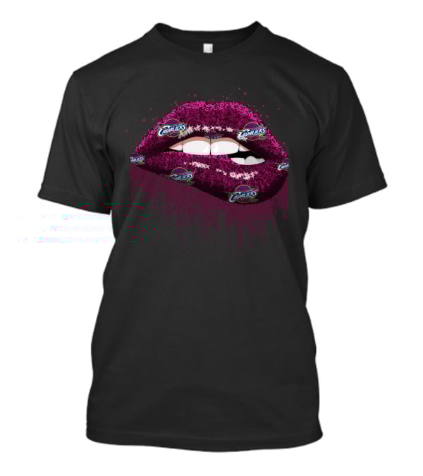 Cleveland Cavaliers Lips Logo Fan Tribute T-Shirt