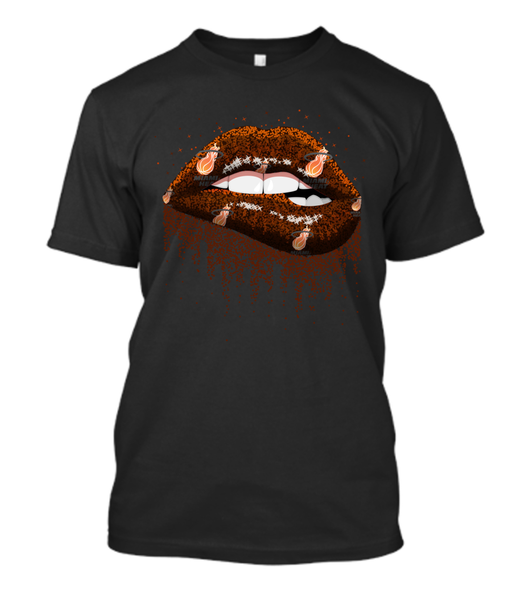 Miami Heat Lips Basketball Fans T-Shirt