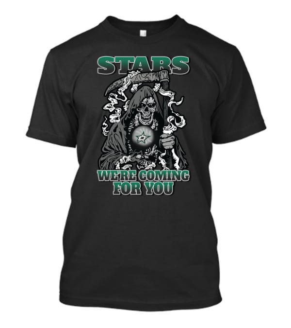 Stars Grim Reaper We're Coming For You T-Shirt