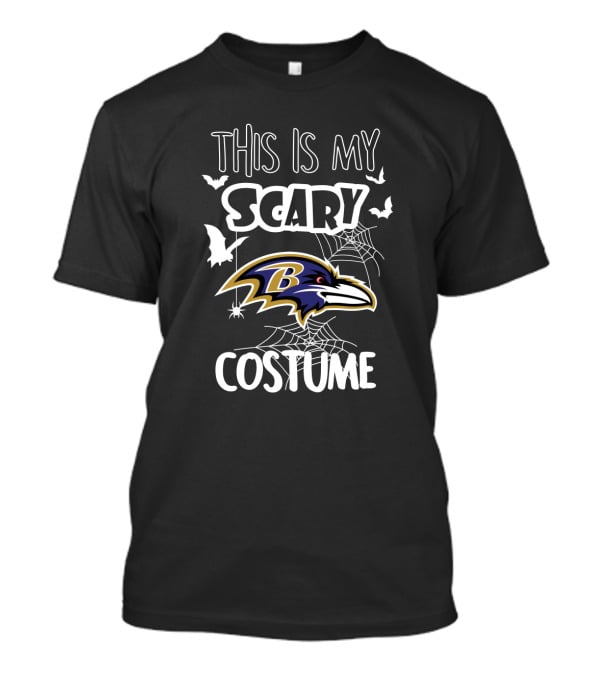 This Is My Scary Baltimore Ravens Costume Halloween T-Shirt
