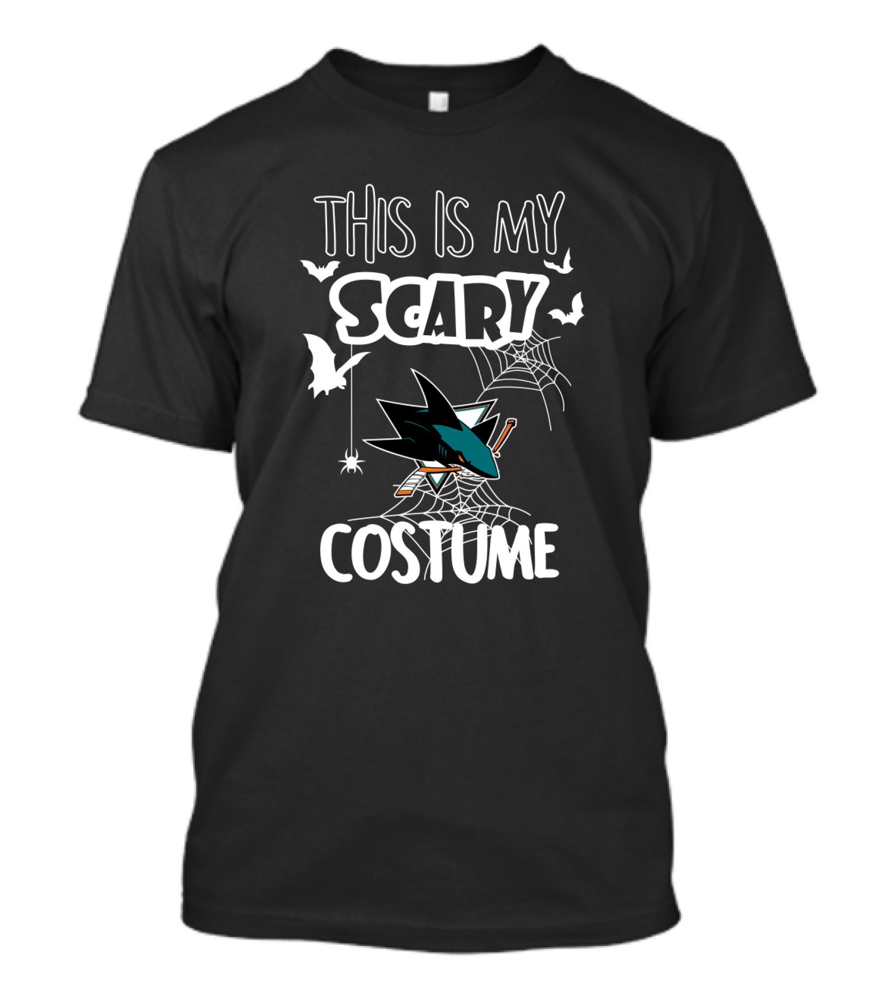 This Is My Scary Costume San Jose Sharks Halloween T-Shirt