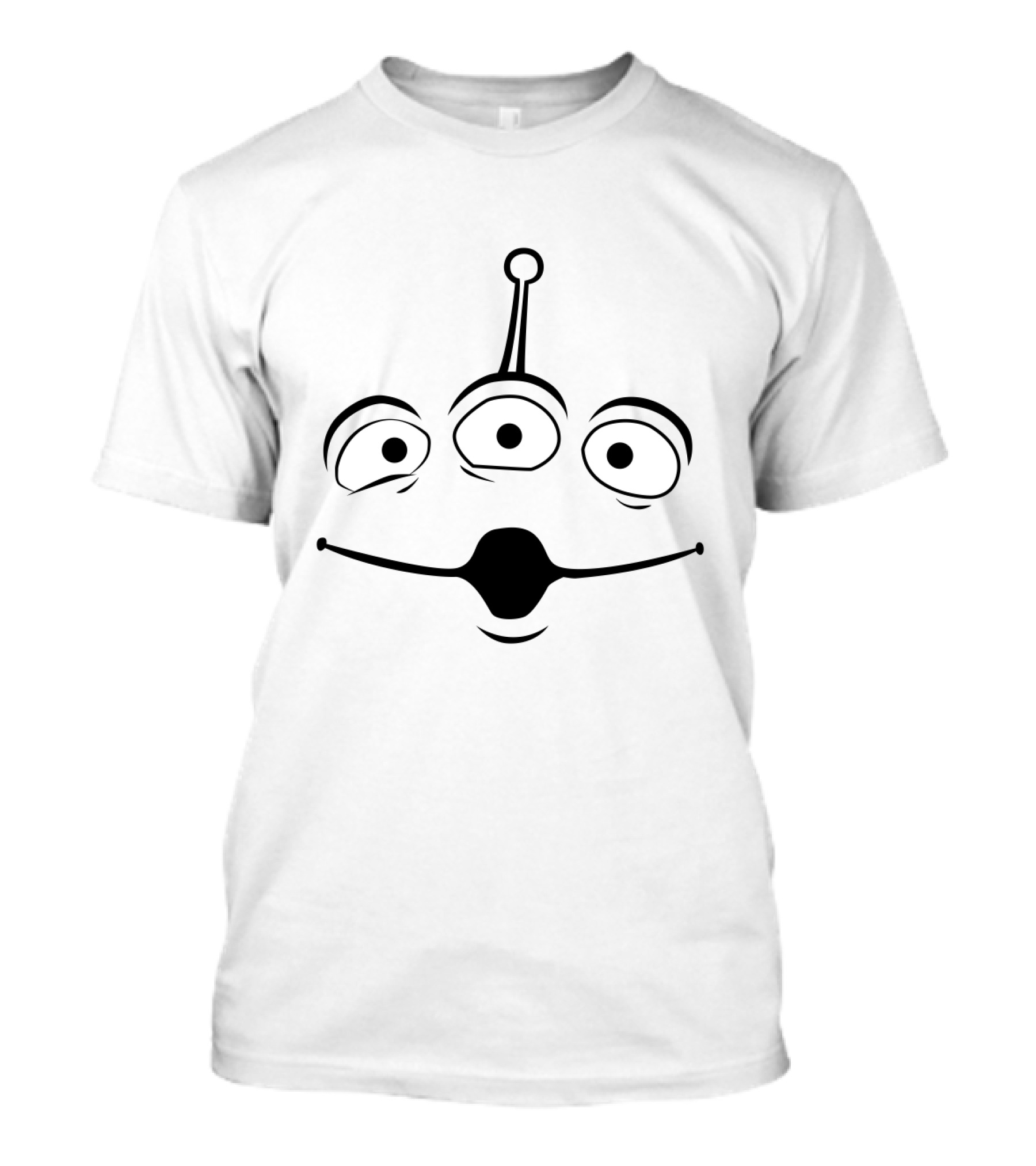 Toy Story Alien Face Disney Pixar Three-Eyed Character T-Shirt