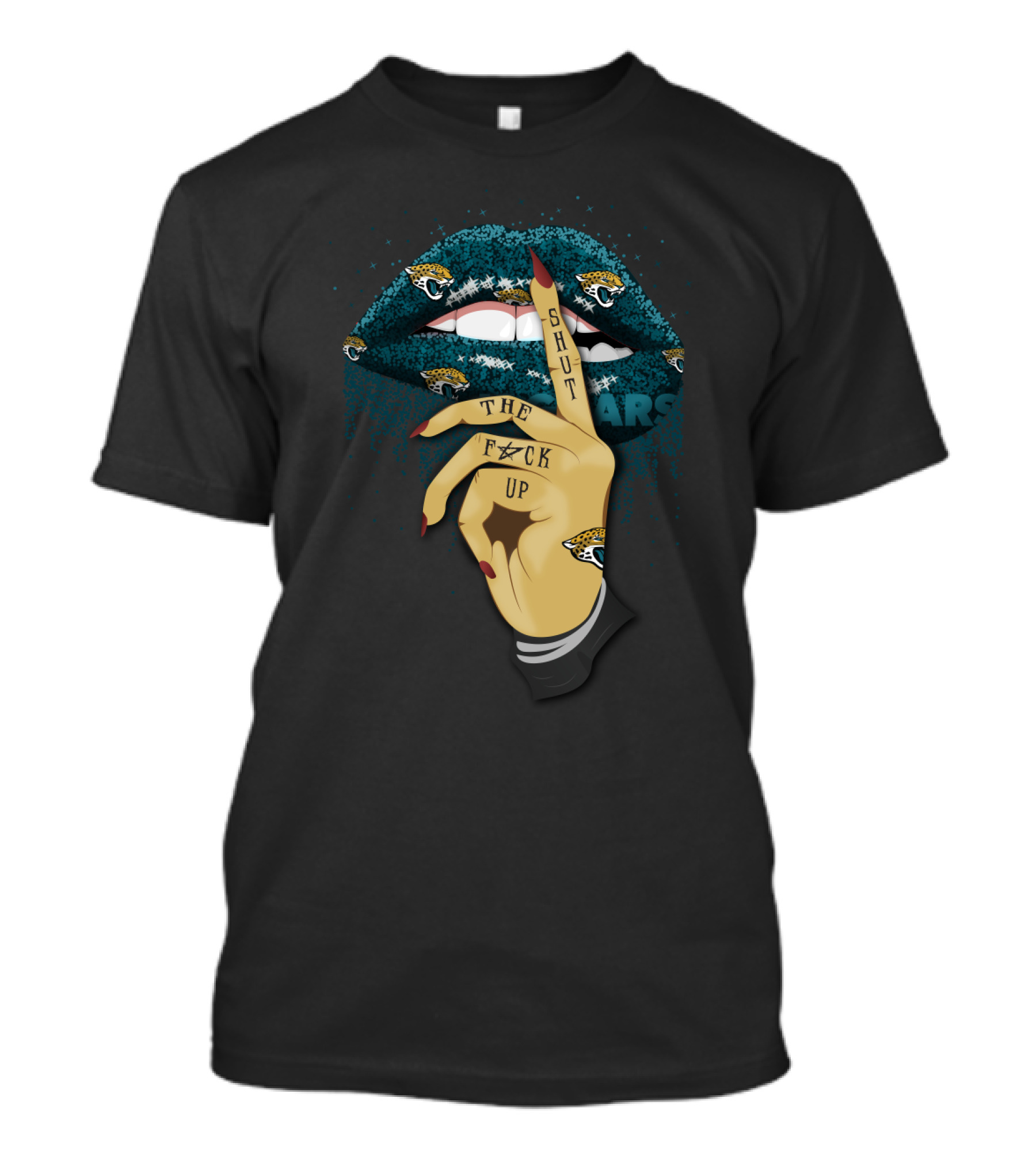 Shut The F**K Up Lips For Jaguars Fans T-Shirt