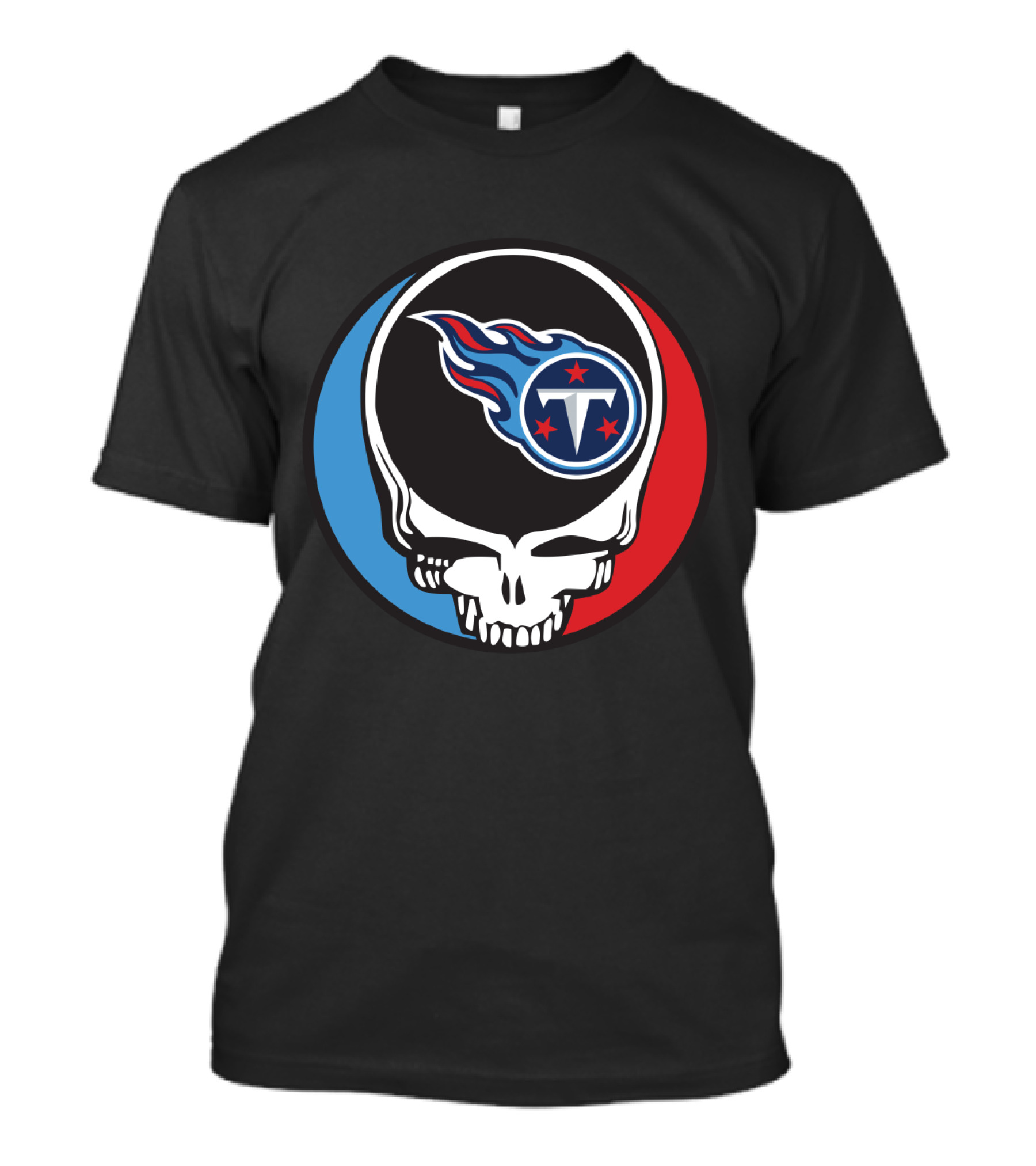 Grateful Dead Tennessee Titans Fan Skull T-Shirt