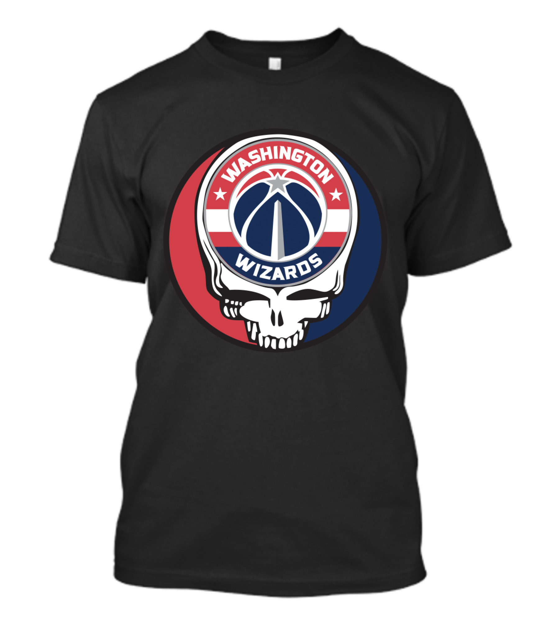 Washington Wizards Grateful Dead Skull T-Shirt