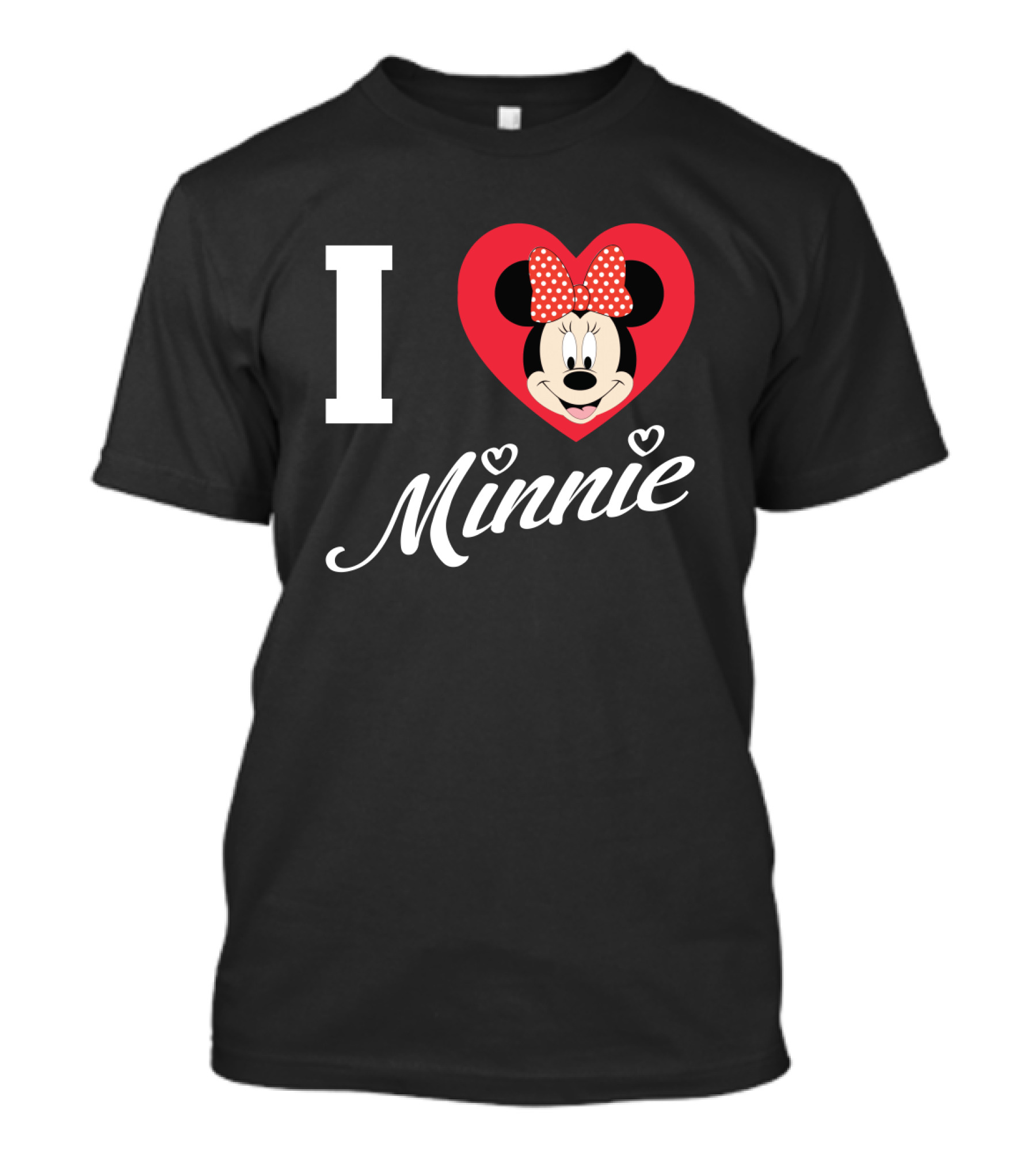 I Heart Minnie Mouse Bow Polka Dot Magic T-Shirt