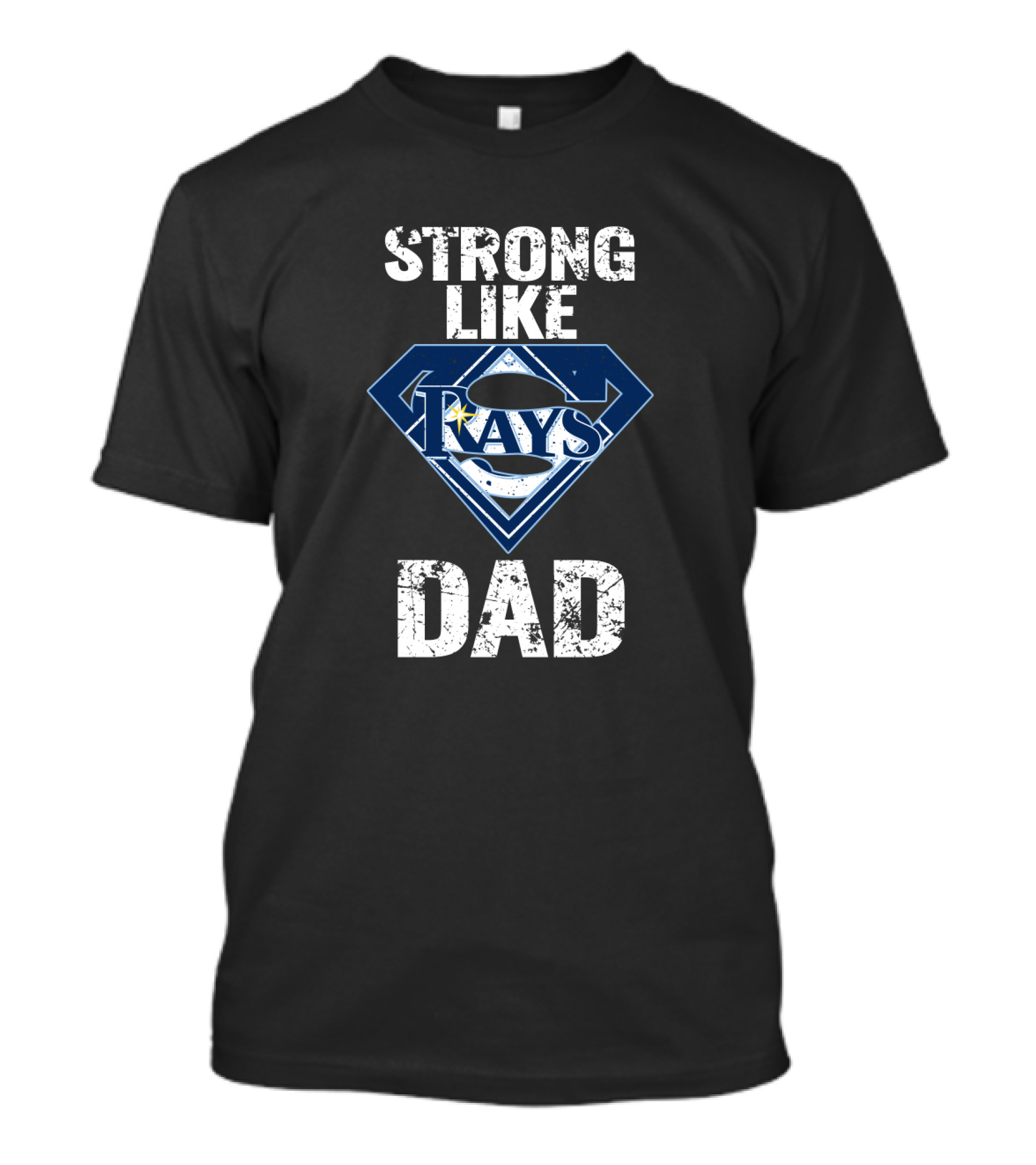 Strong Like Rays Super Dad Tampa Bay T-Shirt