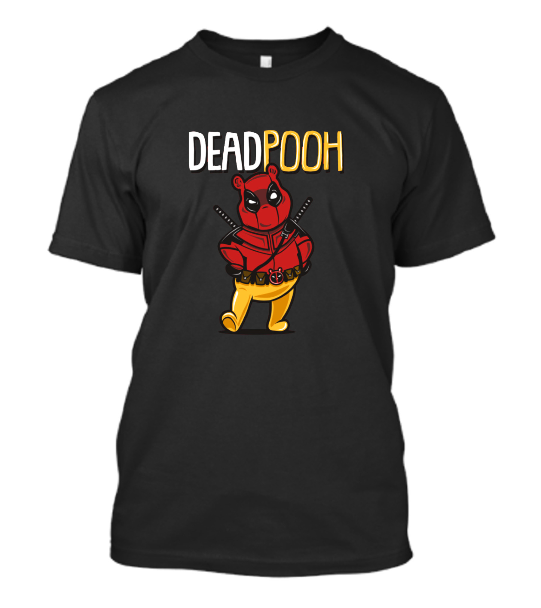 Deadpooh Deadpool X Pooh Character Crossover Mashup T-Shirt