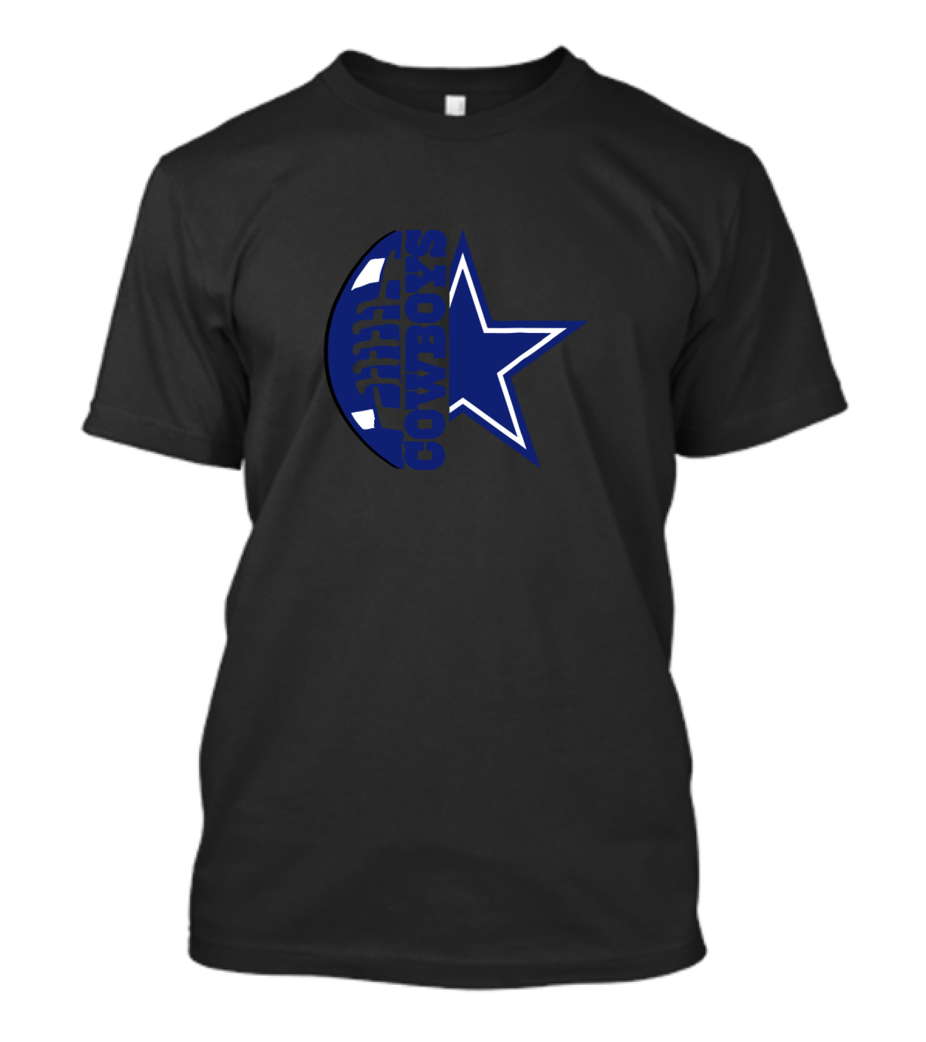 Dallas Cowboys Football Blue Star Logo Fan Merchandise T-Shirt