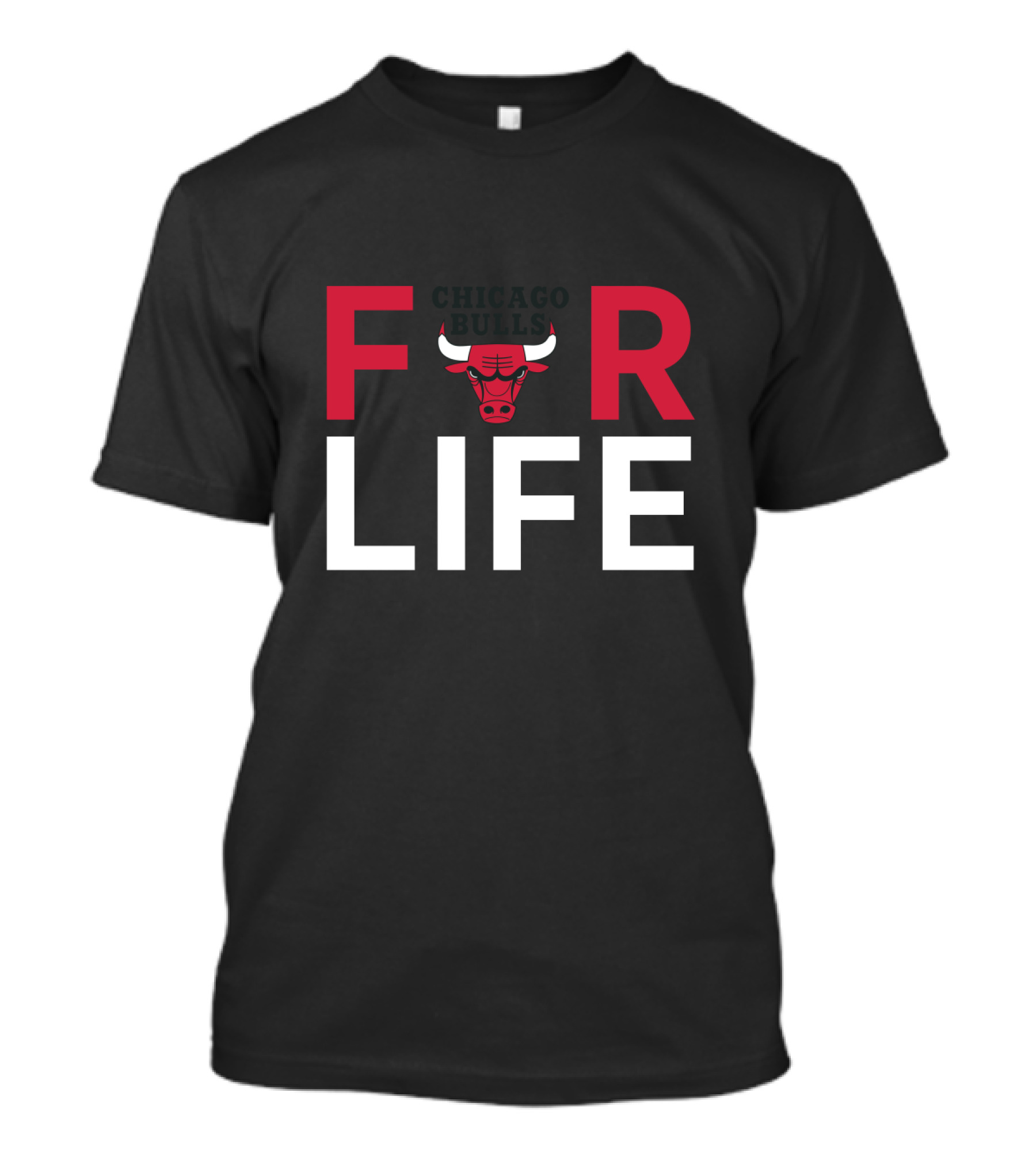 For Life Chicago Bulls Fans Bulls T-Shirt