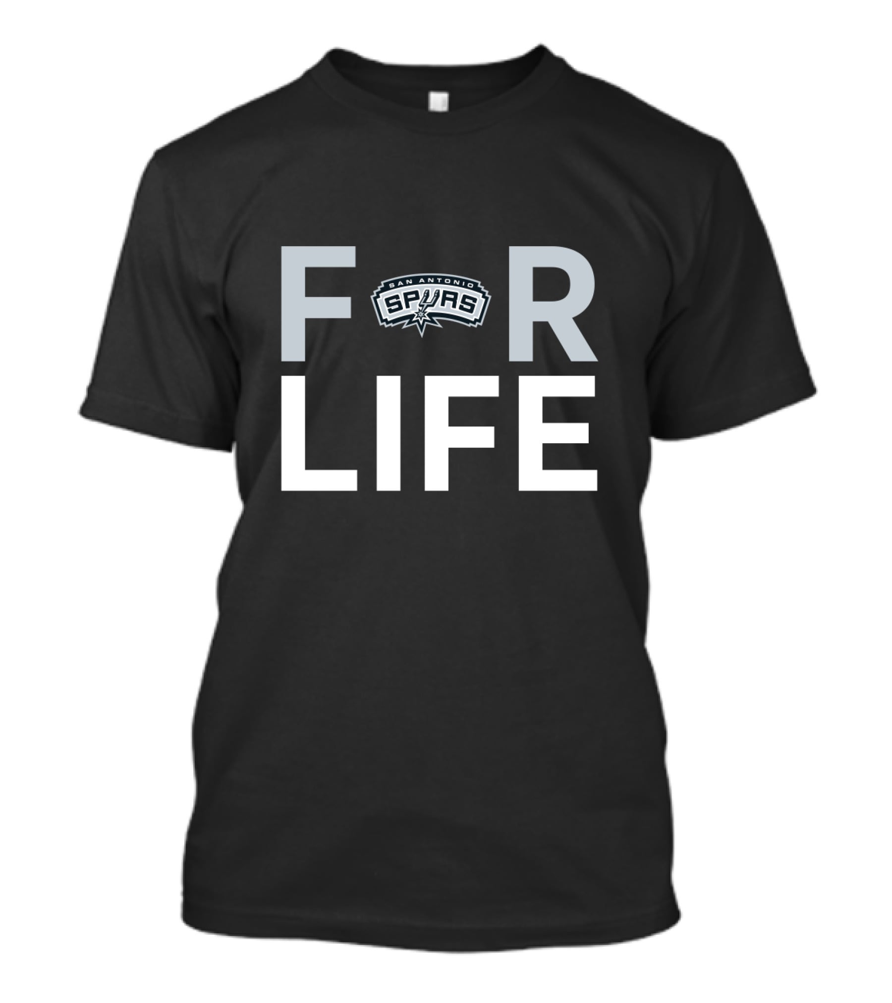 San Antonio Spurs For Life Fan Statement T-Shirt