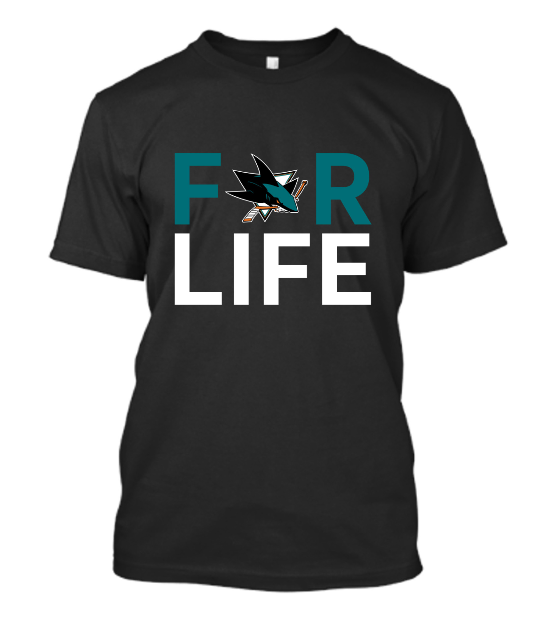 San Jose Sharks For Life Fan Expression T-Shirt