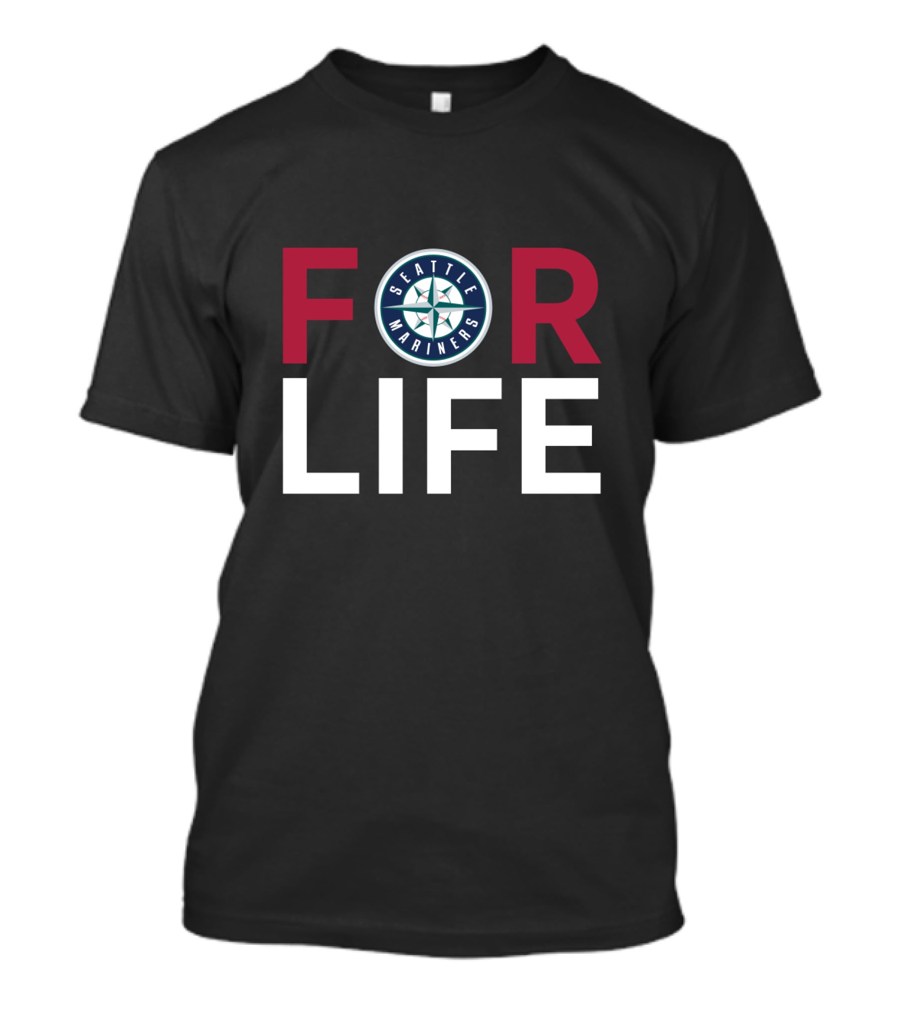Seattle Mariners For Life Fan Spirit T-Shirt
