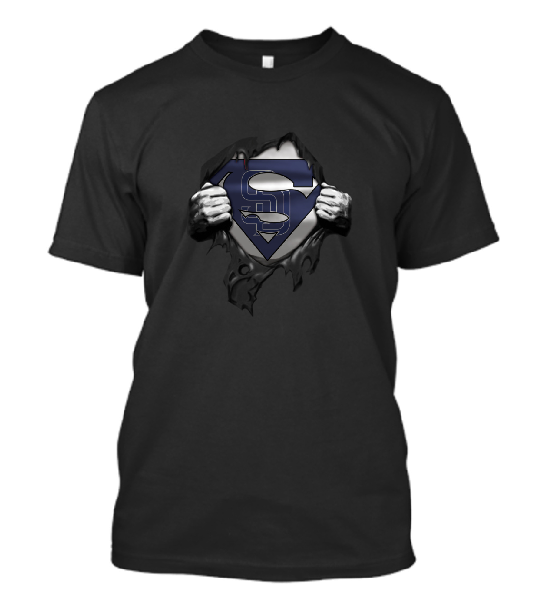 San Diego Padres Superman Logo Mashup Fans T-Shirt