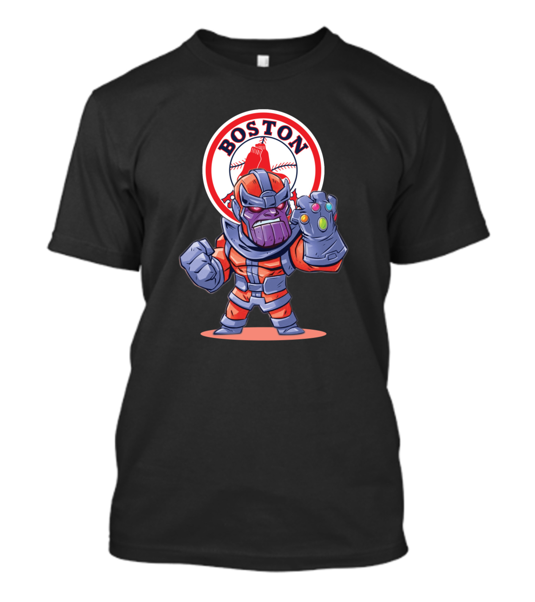 Boston Red Sox Thanos Infinity Gauntlet Crossover Fan T-Shirt