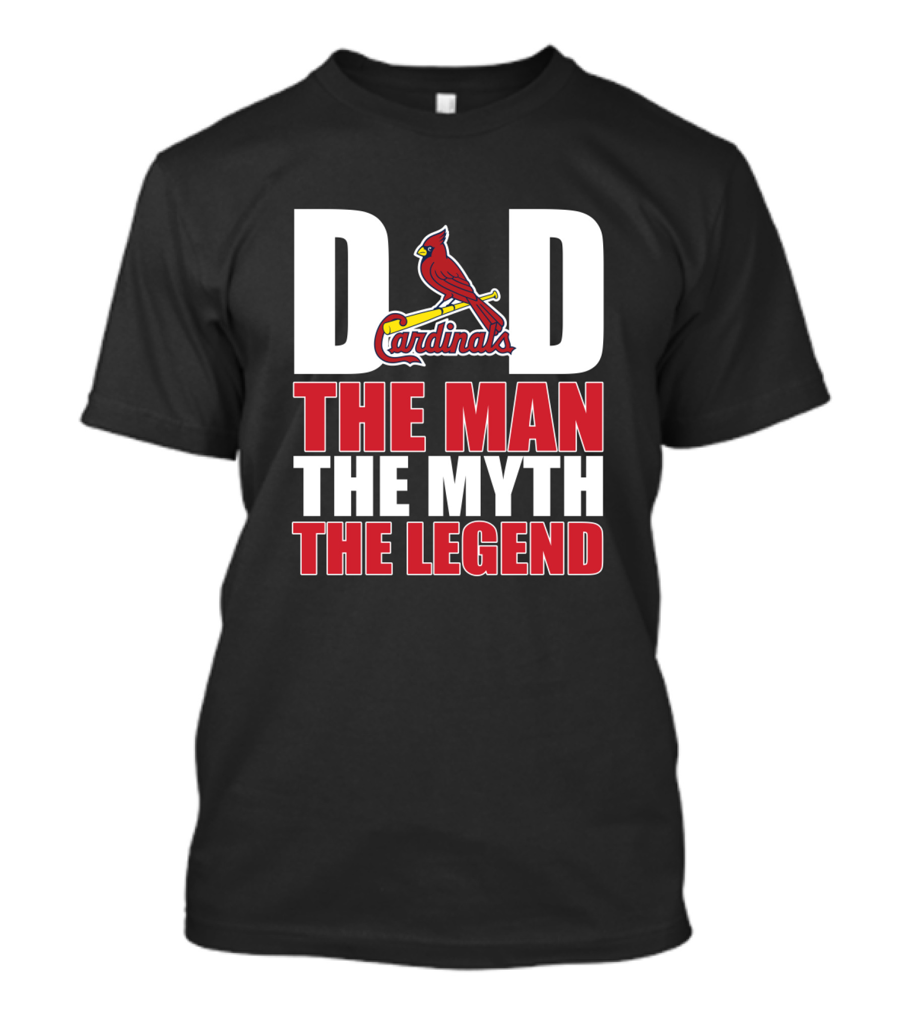 St. Louis Cardinals Dad The Man The Myth The Legend T-Shirt