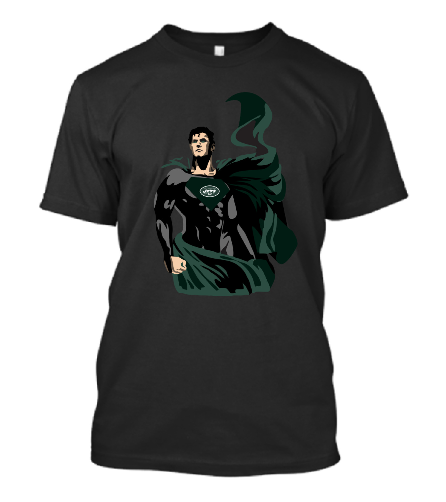 Superman New York Jets Fans Iconic Crossover T-Shirt
