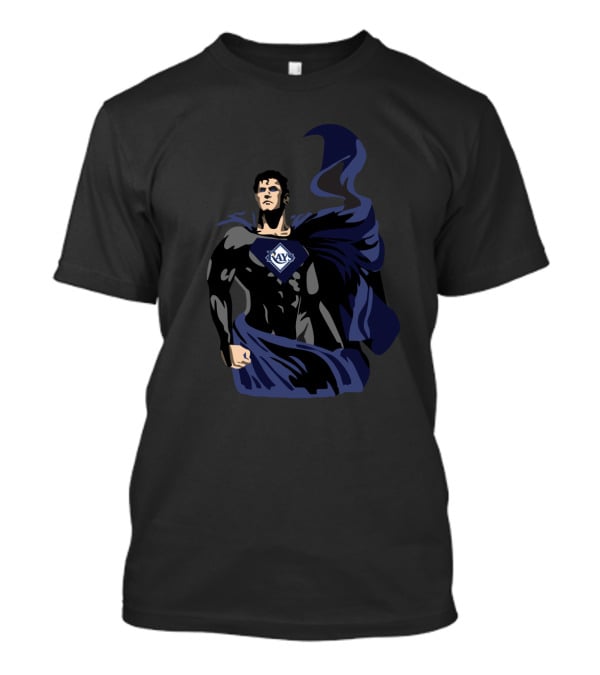 Superman Rays Iconic Imagery Tampa Bay Rays T-Shirt