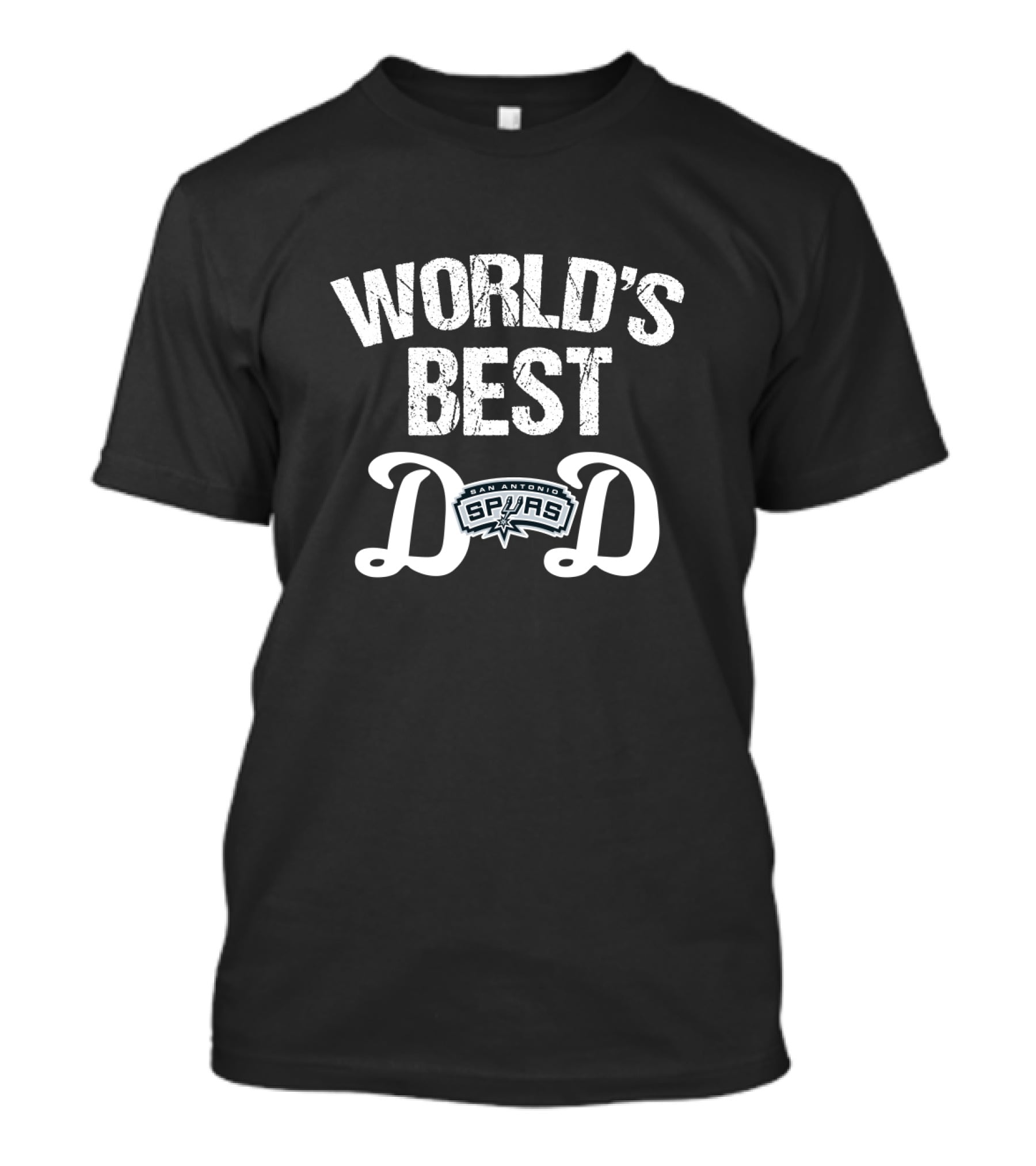 World's Best Dad San Antonio Spurs T-Shirt