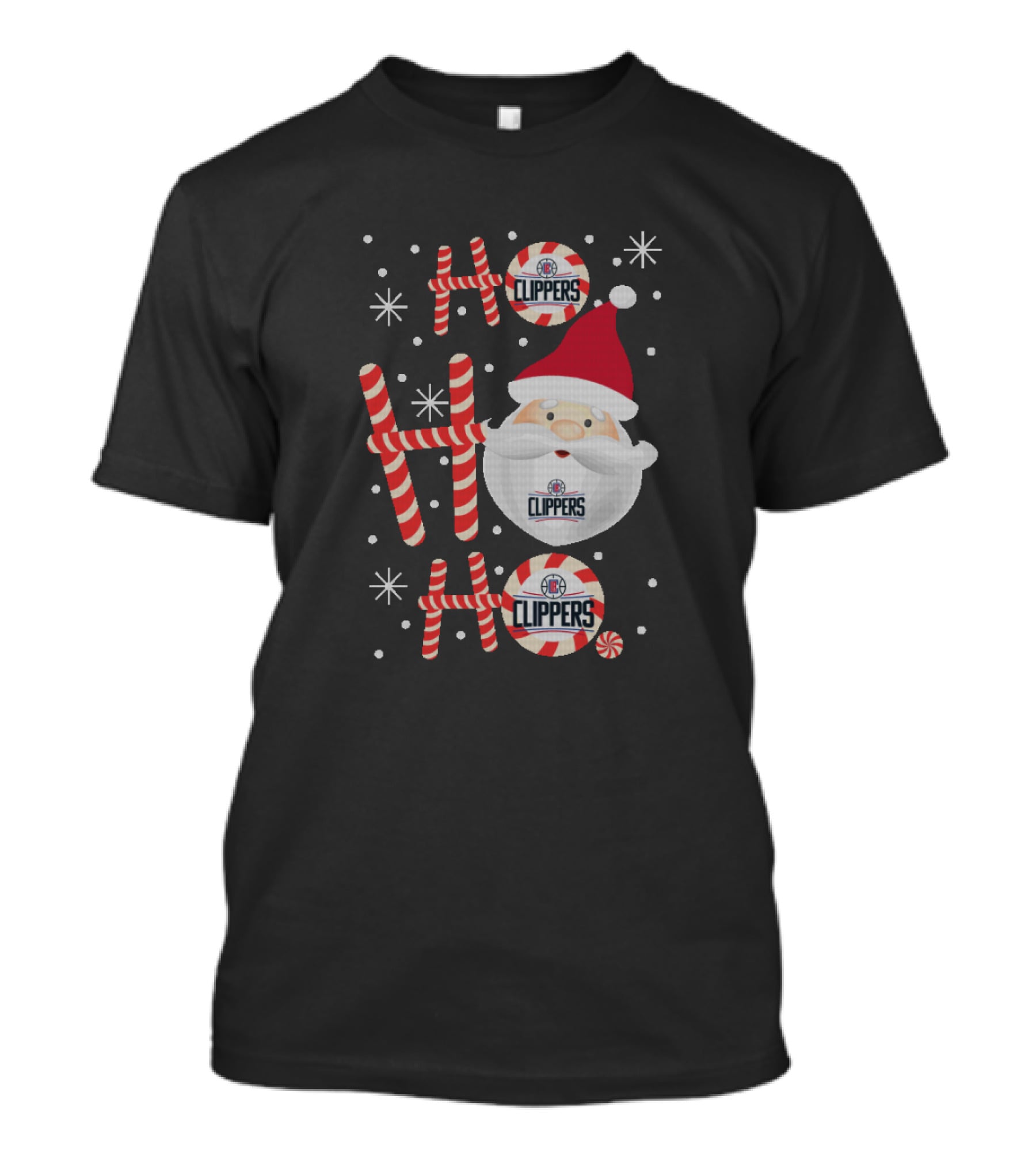 La Clippers Ho Ho Ho Santa Holiday Bash T-Shirt