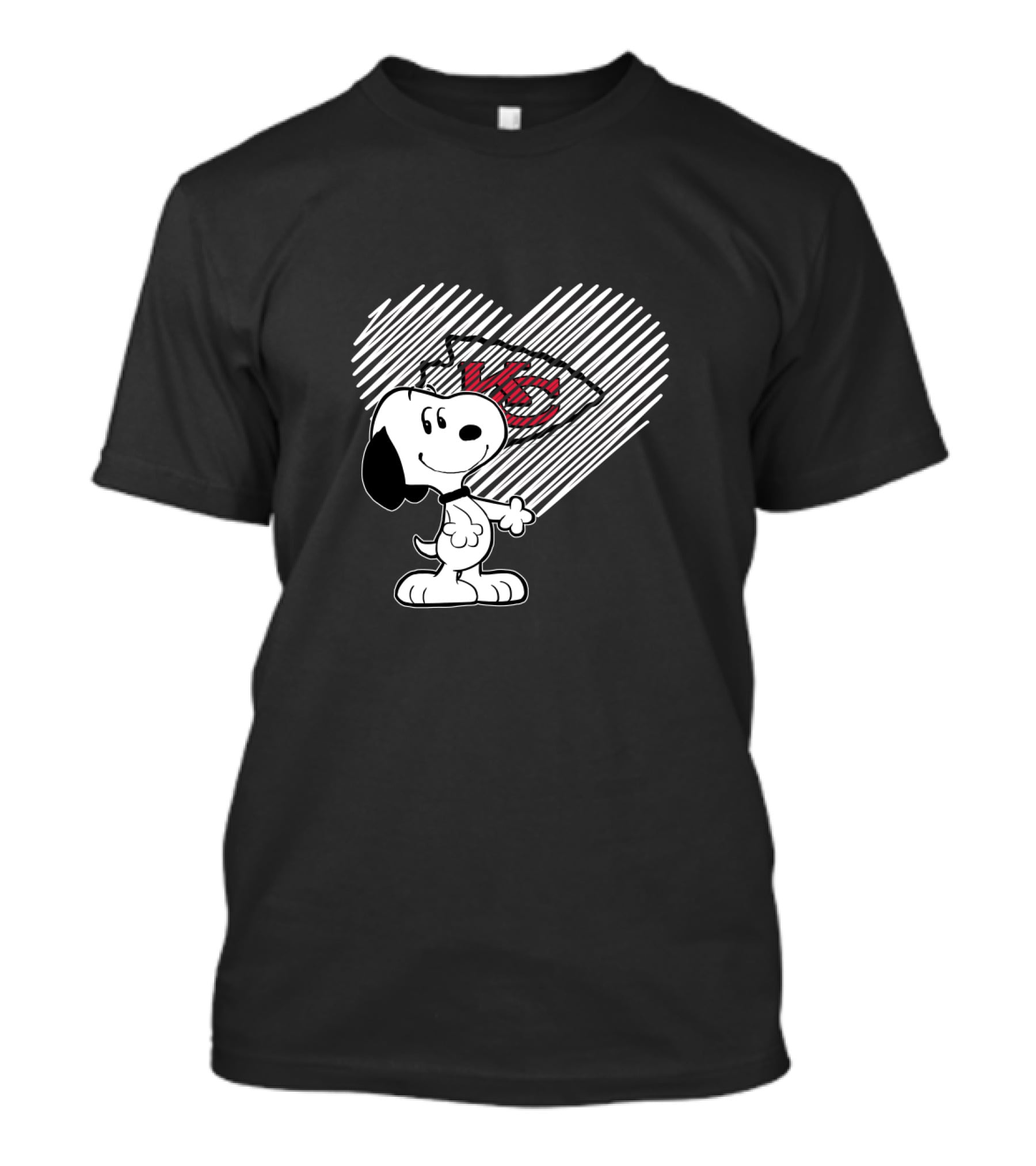 Snoopy Heart Kansas City Chiefs Fans Ks T-Shirt