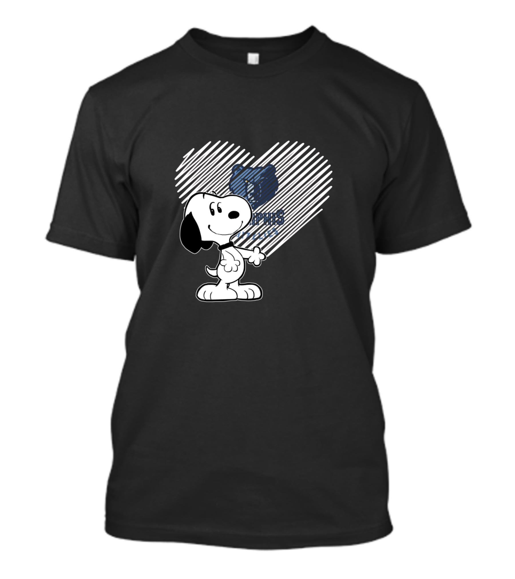 Snoopy Heart Memphis Grizzlies Fan Love T-Shirt