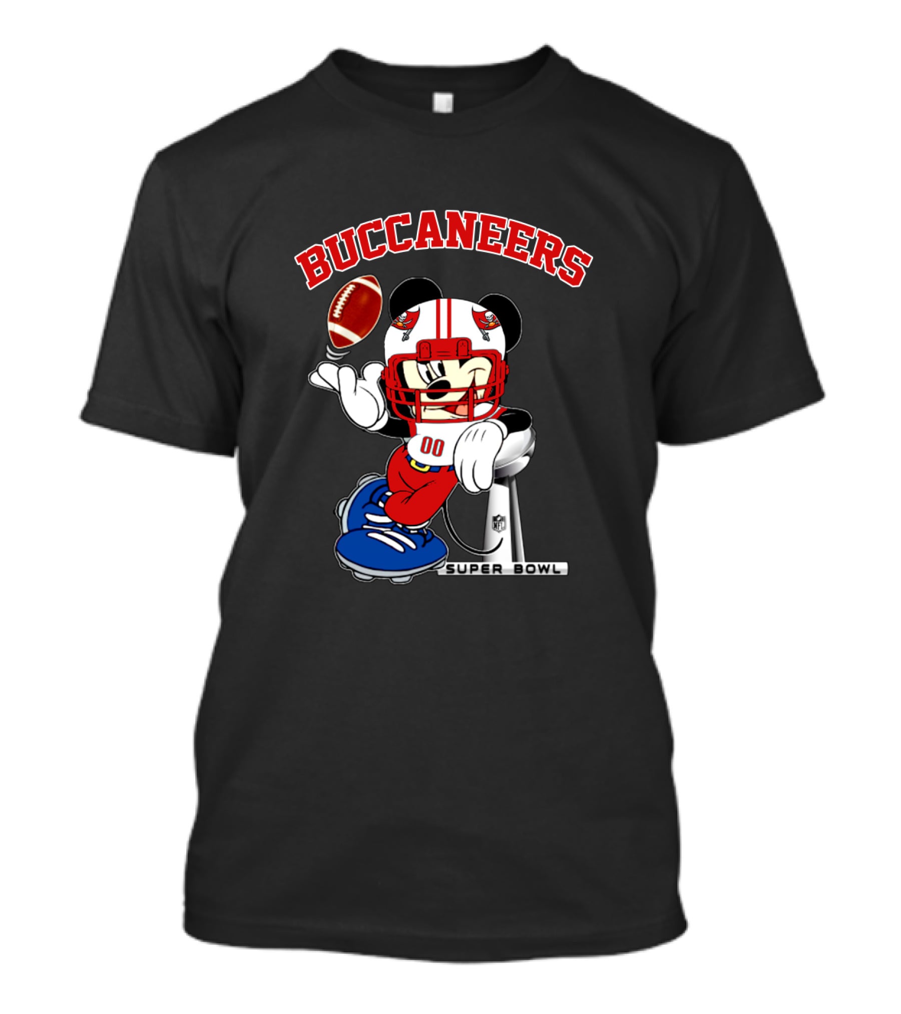 Buccaneers Mickey Super Bowl Nfl Football T-Shirt