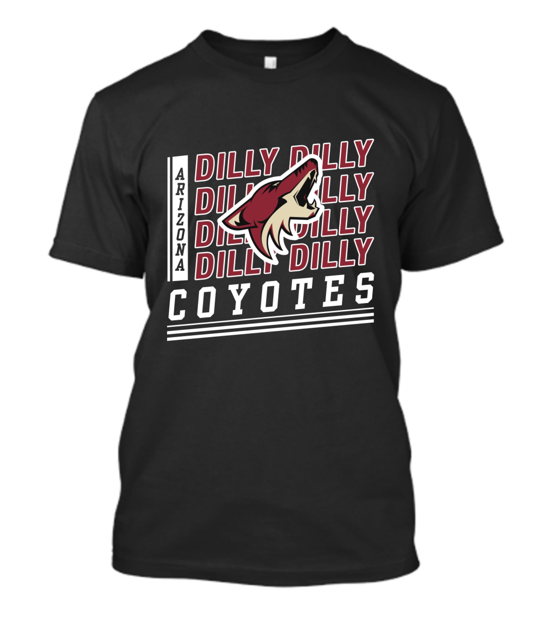 Arizona Coyotes Dilly Dilly Hockey Team Logo Fan Celebration T-Shirt