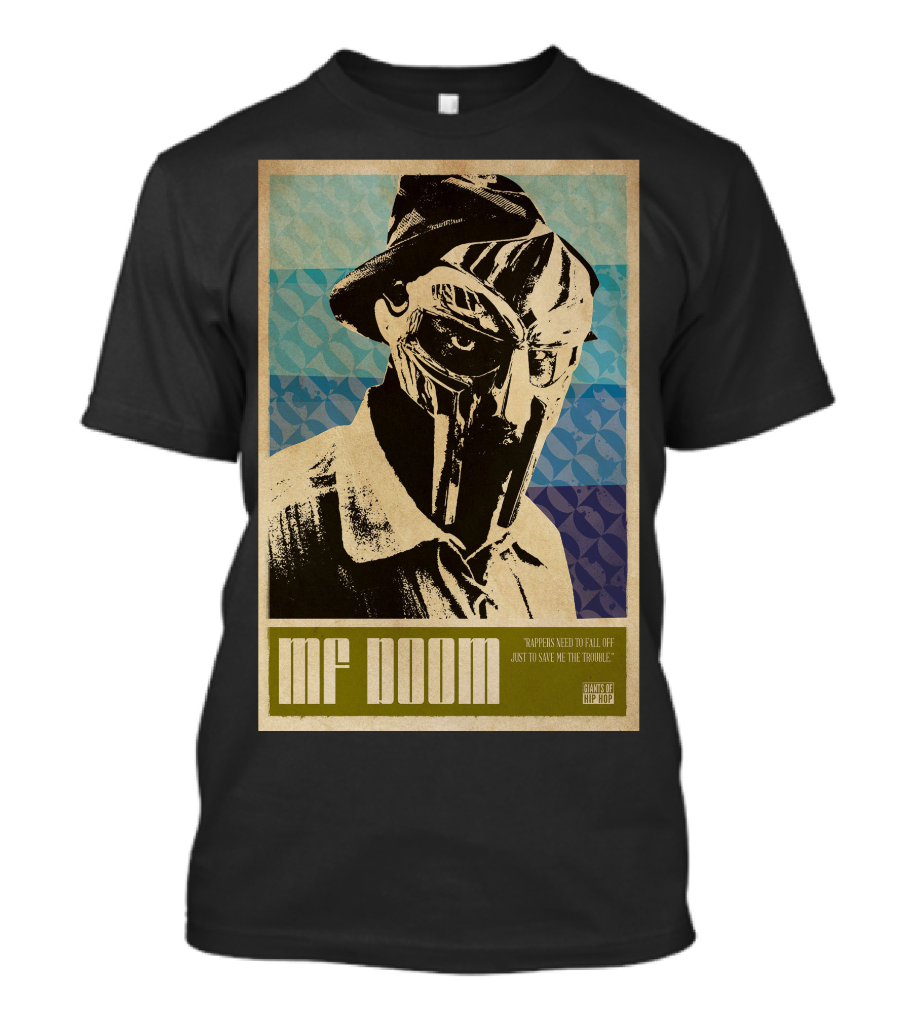 MF Doom Rappers Need To Fall Quote Design By Hip Hop T-Shirt