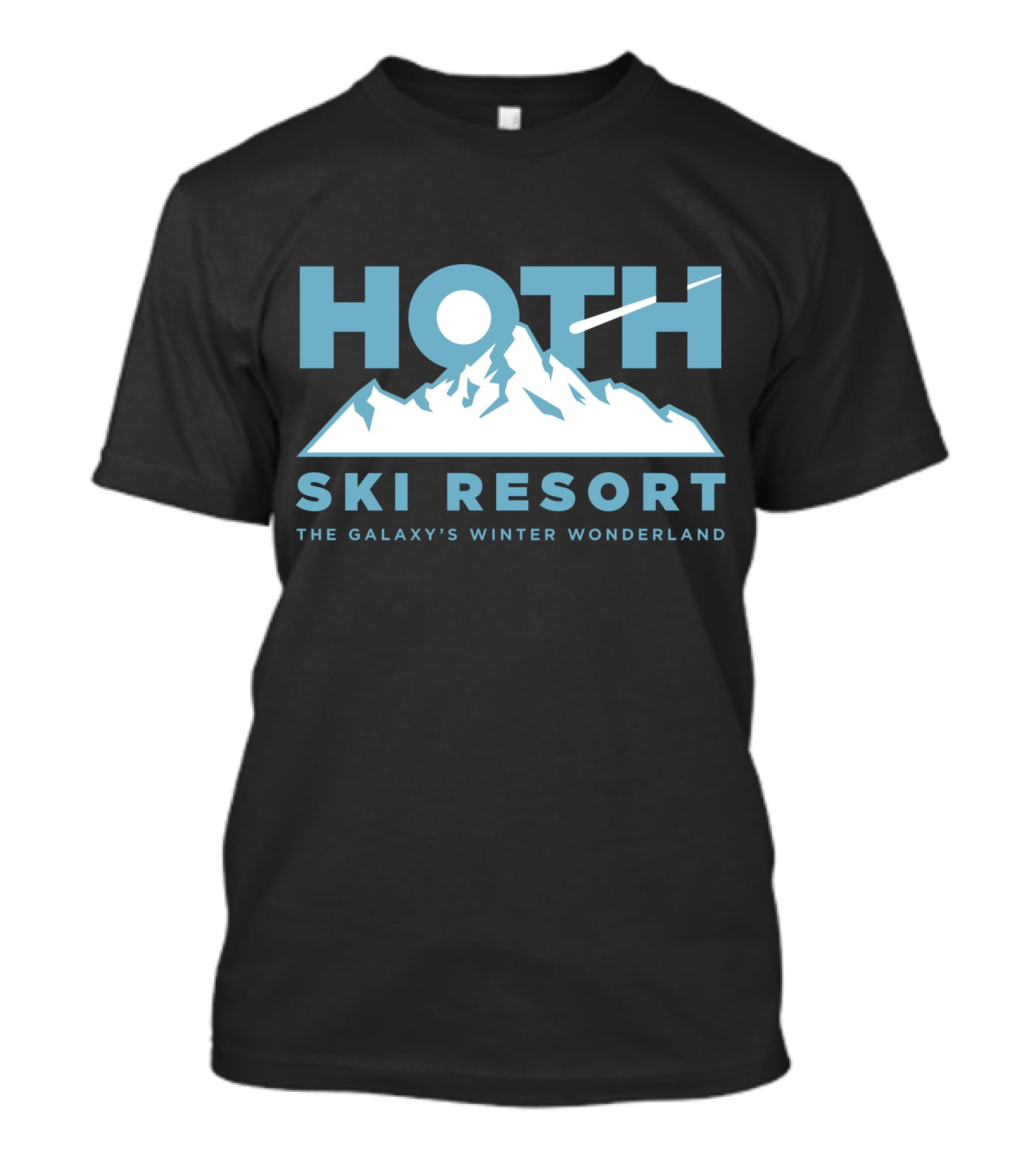 HOTH SKI RESORT THE GALAXY'S WINTER WONDERLAND T-Shirt