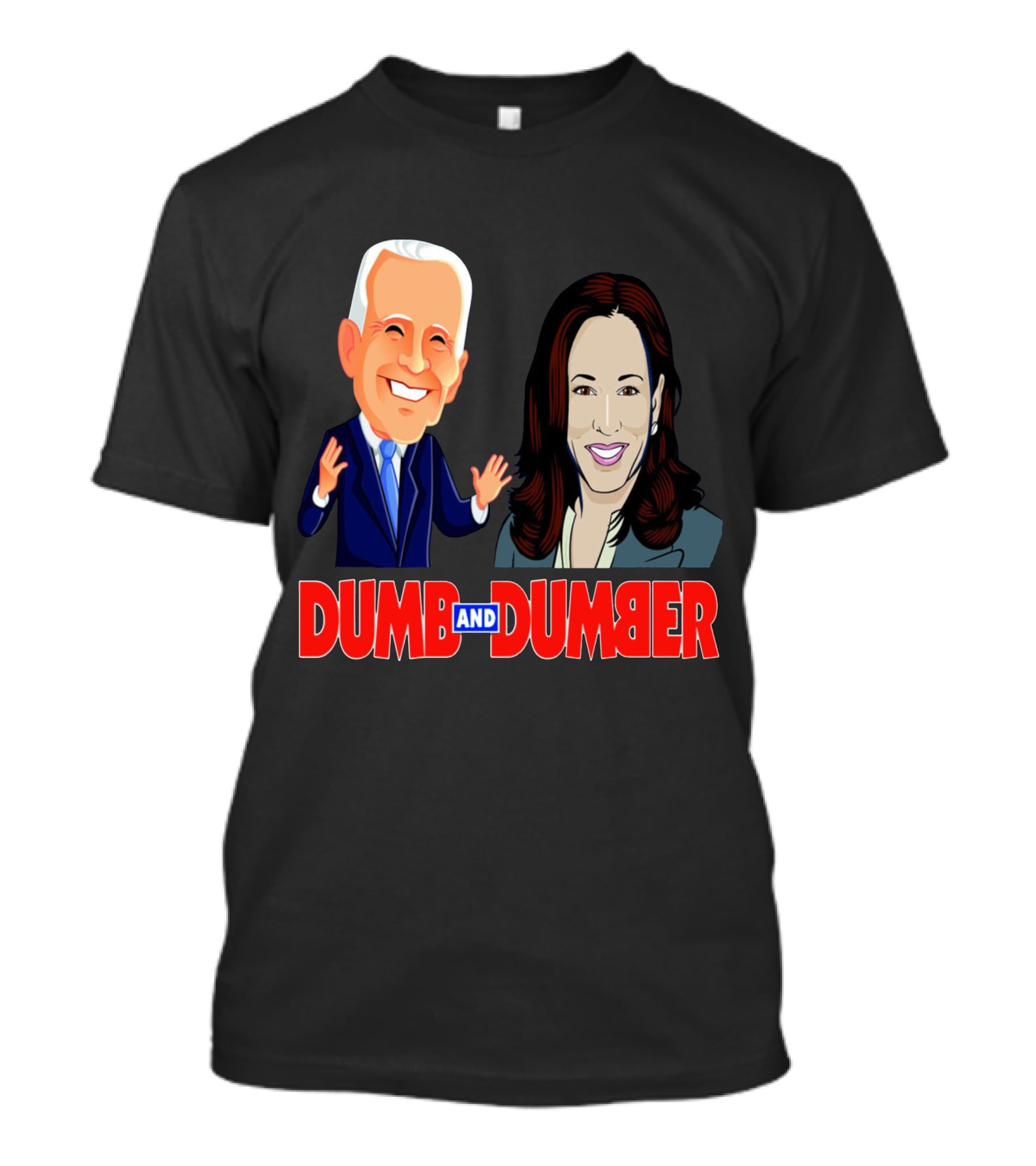 Dumb And Dumber Political Caricature Duo T-Shirt