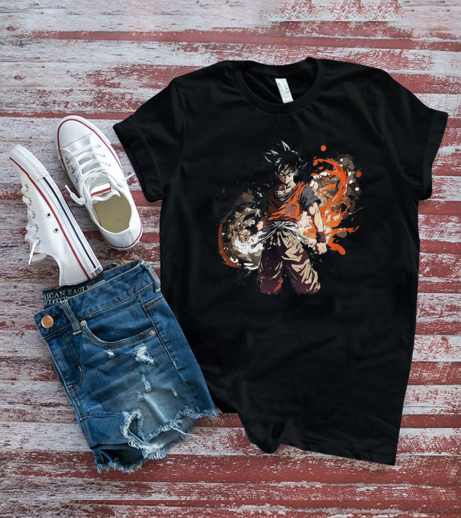 Songoku Dragon Ball Power Stance T-Shirt