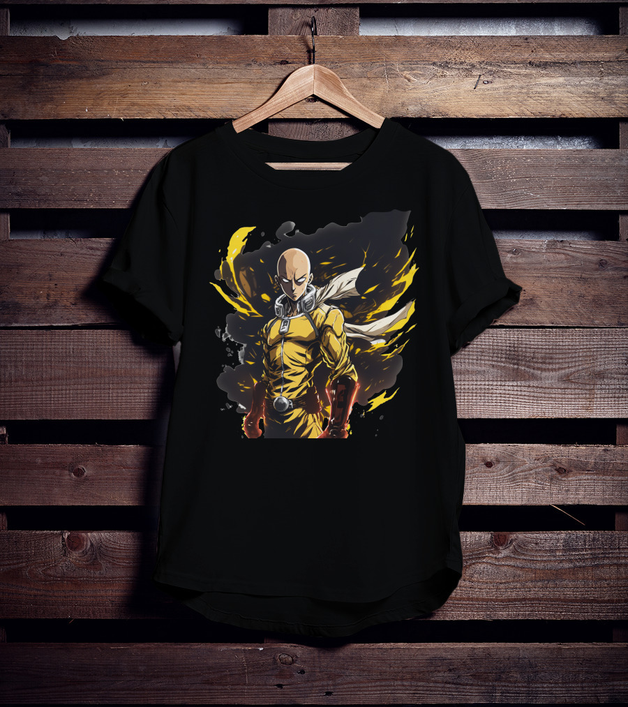 Saitama One Punch Man Heroic Anime Character T-Shirt