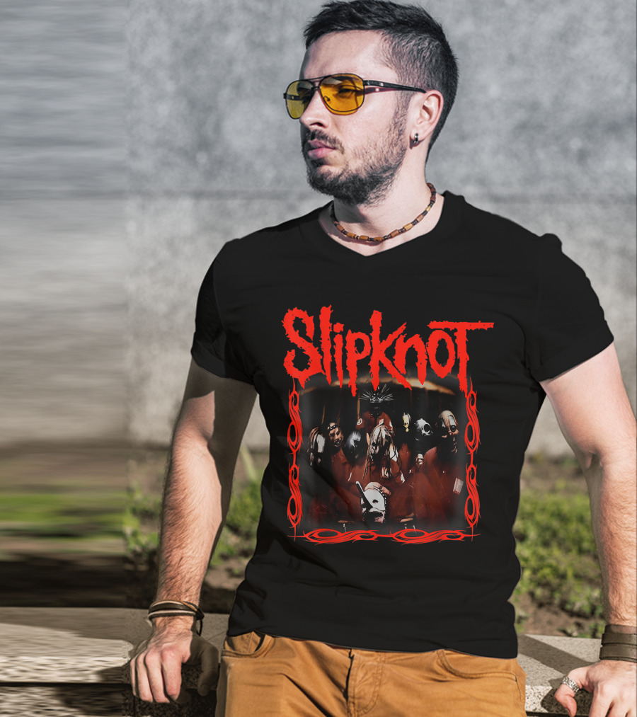 Slipknot Halloween Horror Masked Band Members T-Shirt