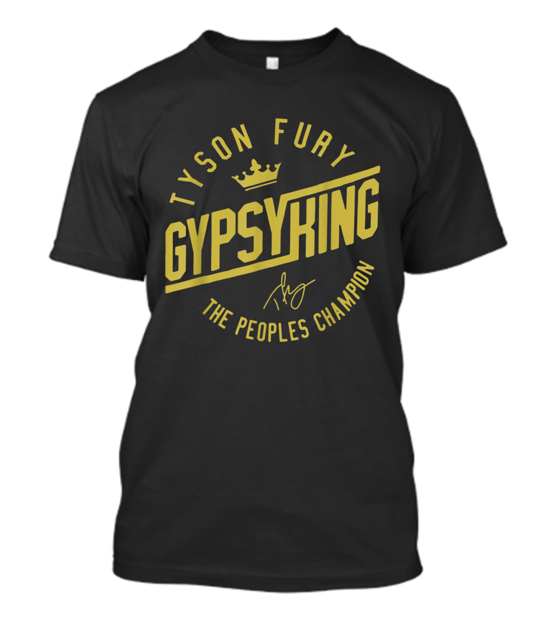 Tyson Fury Gypsy King Crown Logo The Peoples Champion T-Shirt