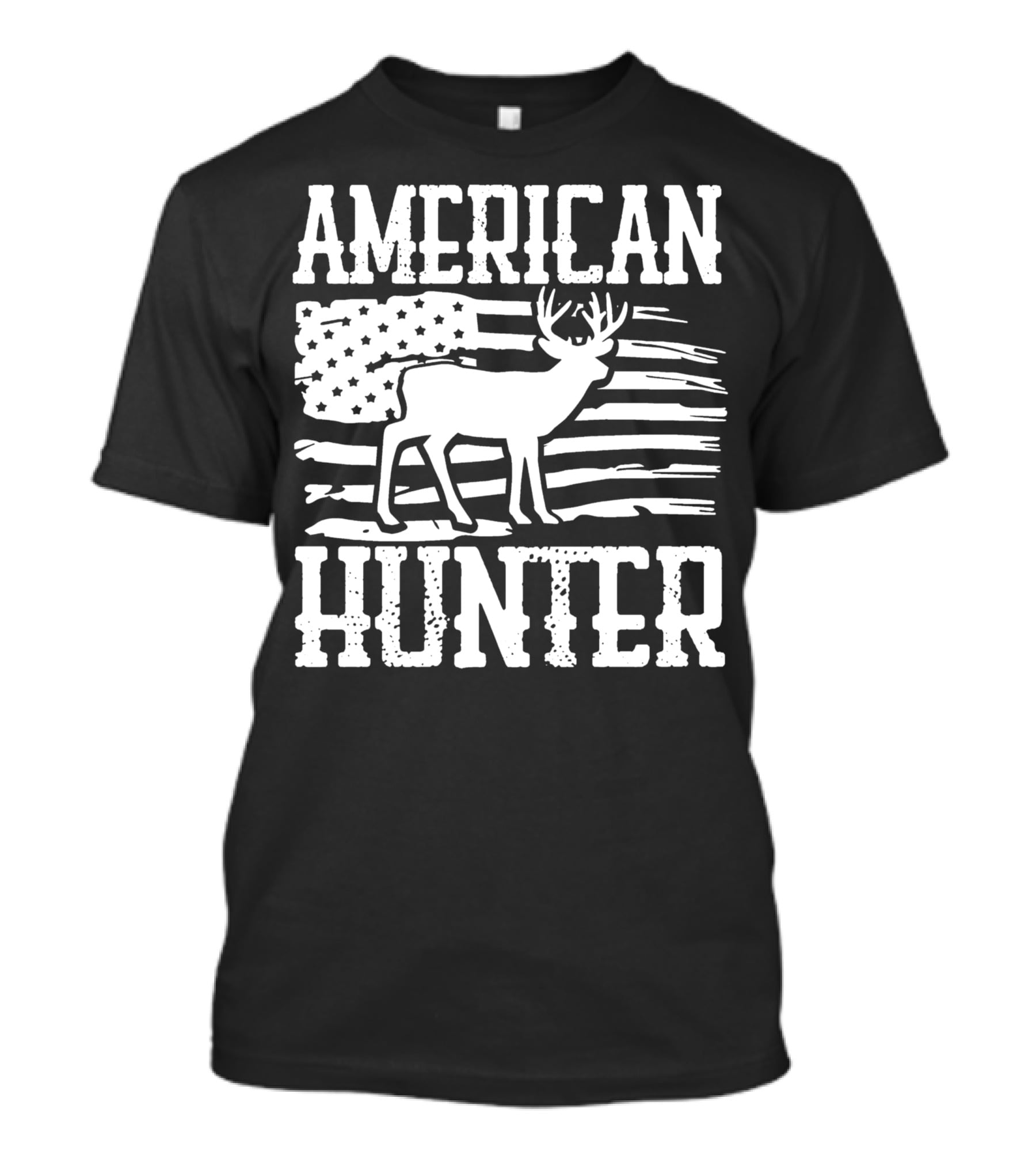 American Flag American Hunter Patriot Party Decor Usa T-Shirt
