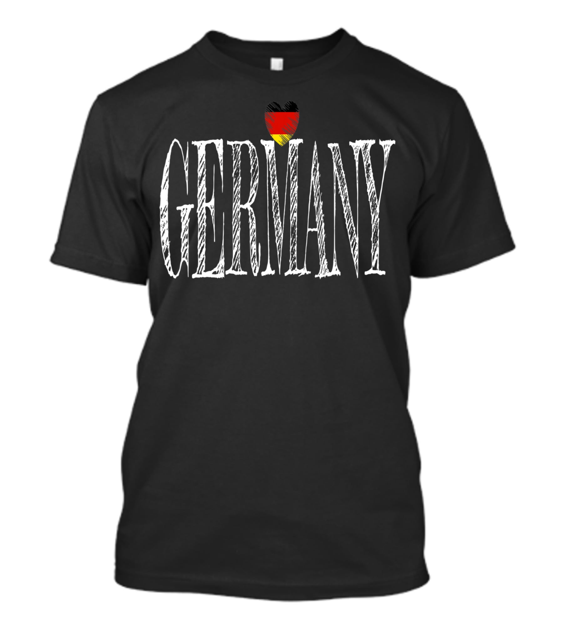 Cool Germany Heart Flag Germany T-Shirt