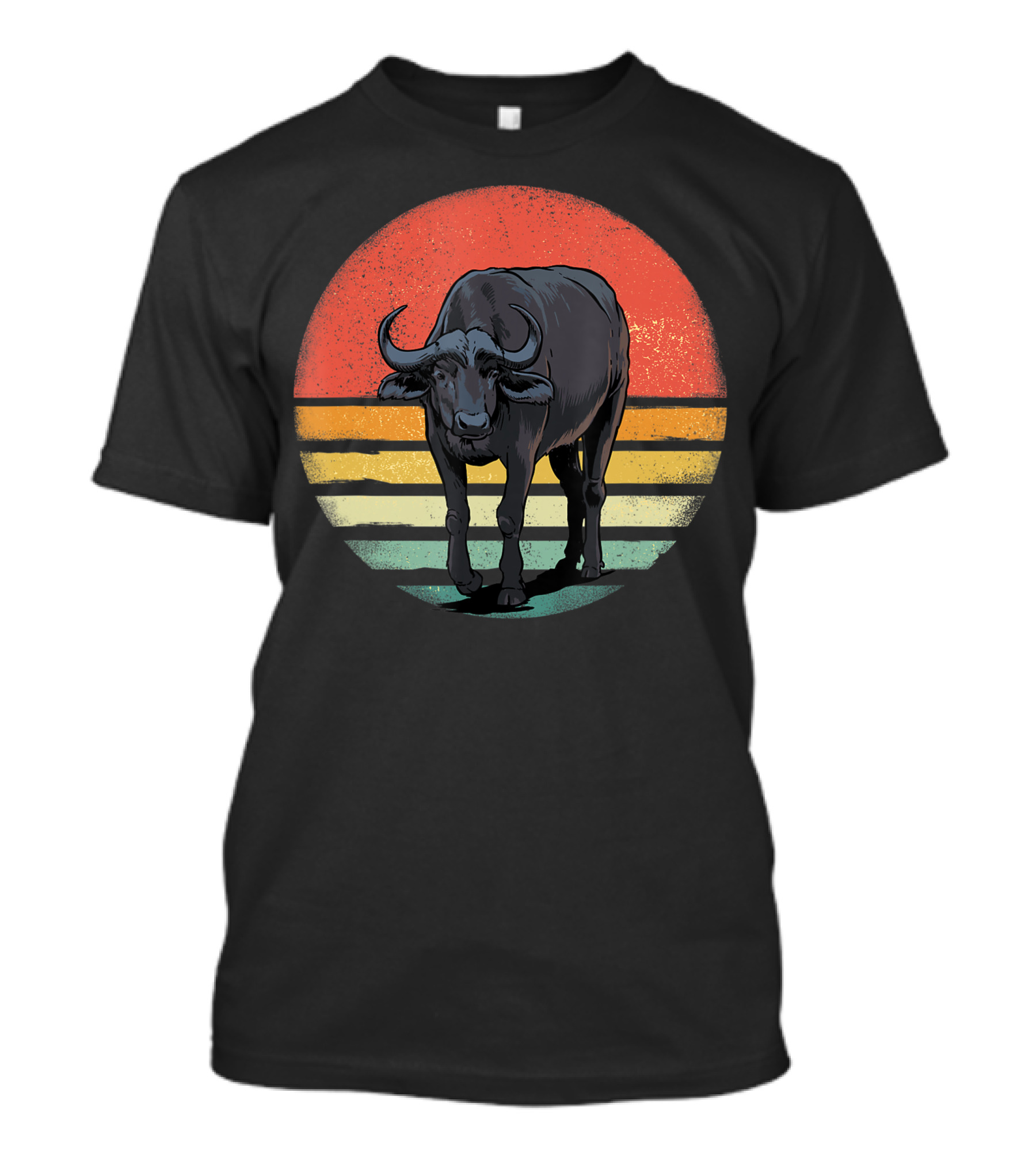 Retro Vintage Buffalo Nature Lover T-Shirt