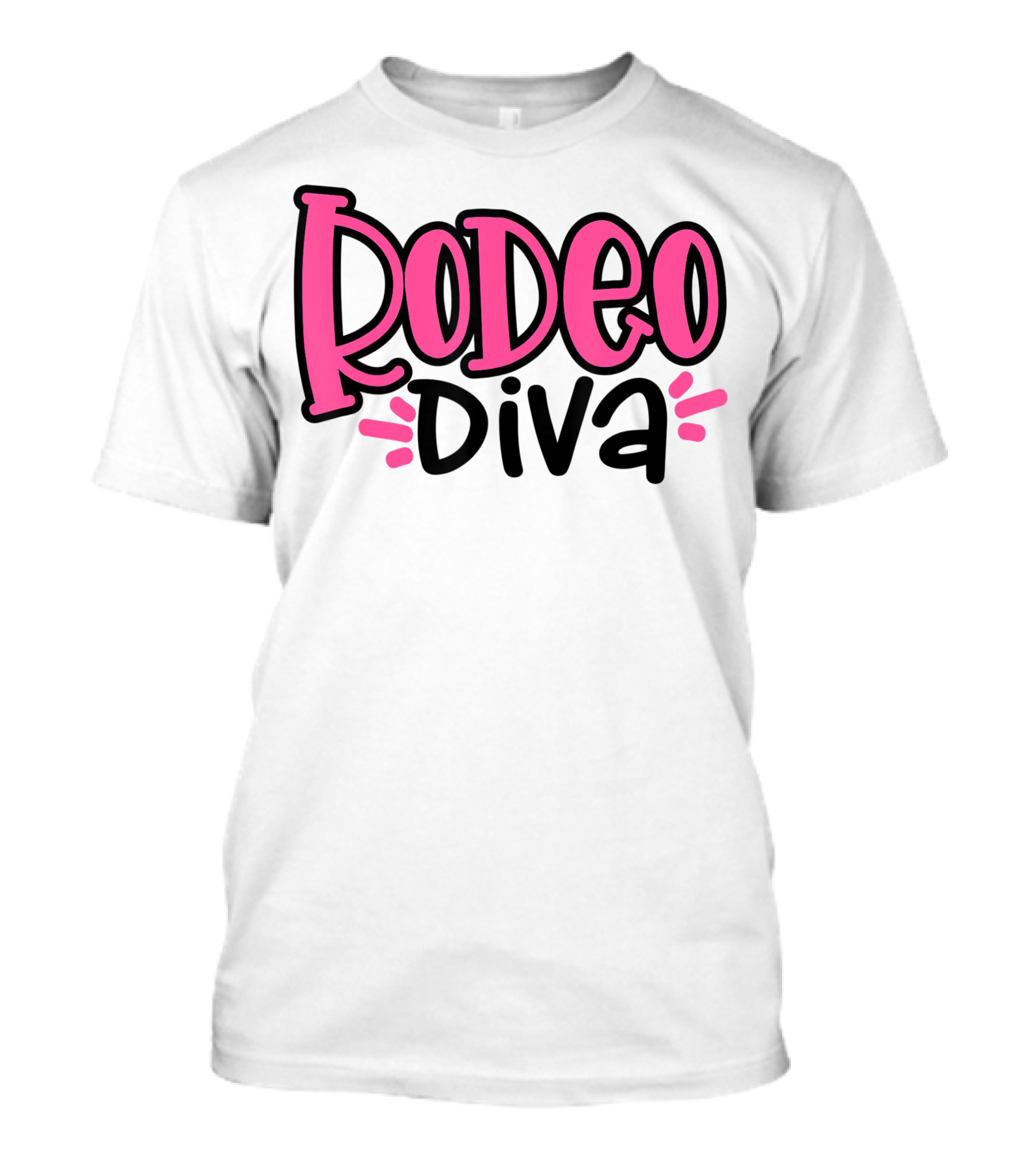 Rodeo Diva Country Cowgirl Princess Girls Western T-Shirt