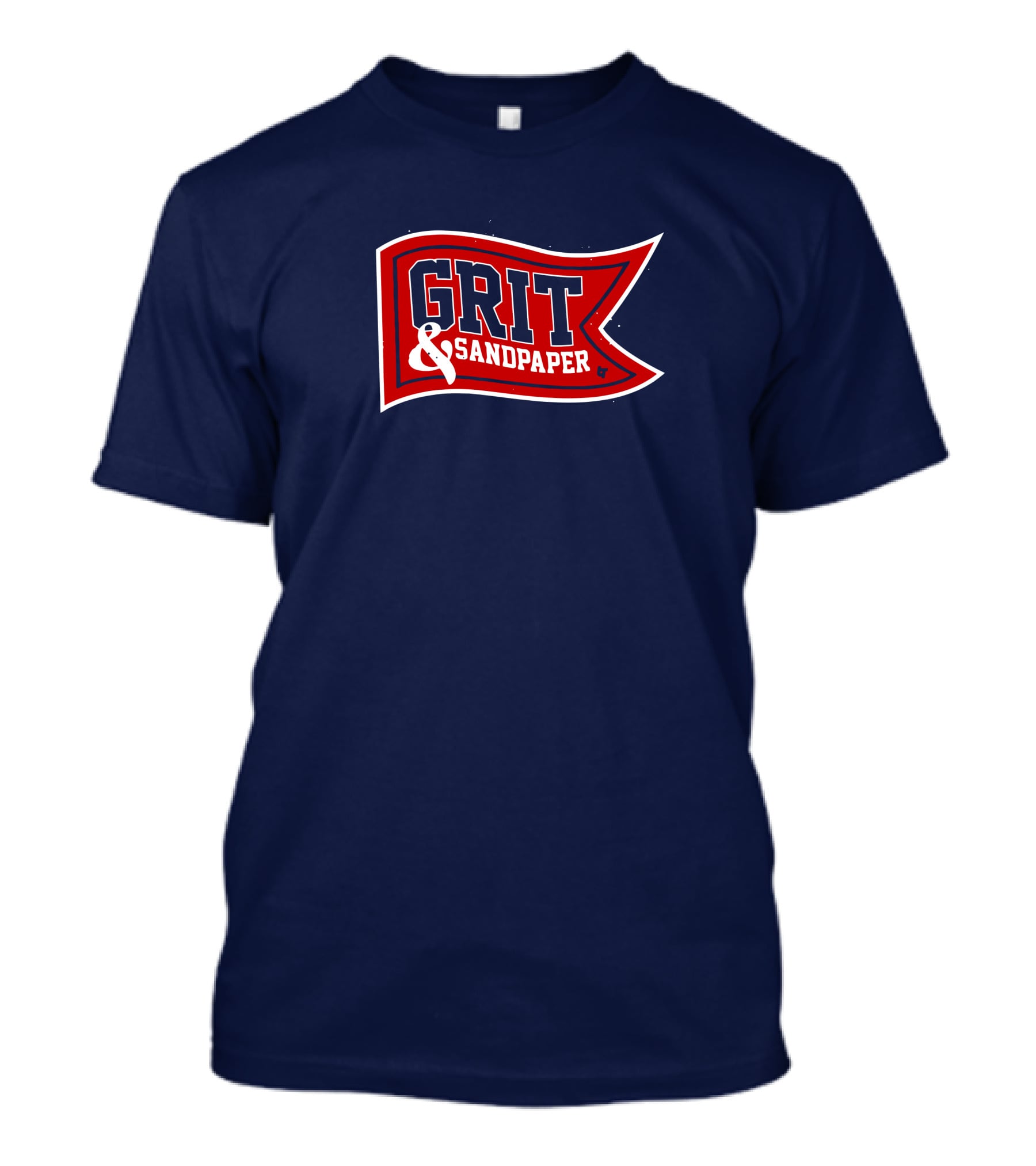 Grit And Sandpaper Red Flag Banner T-Shirt