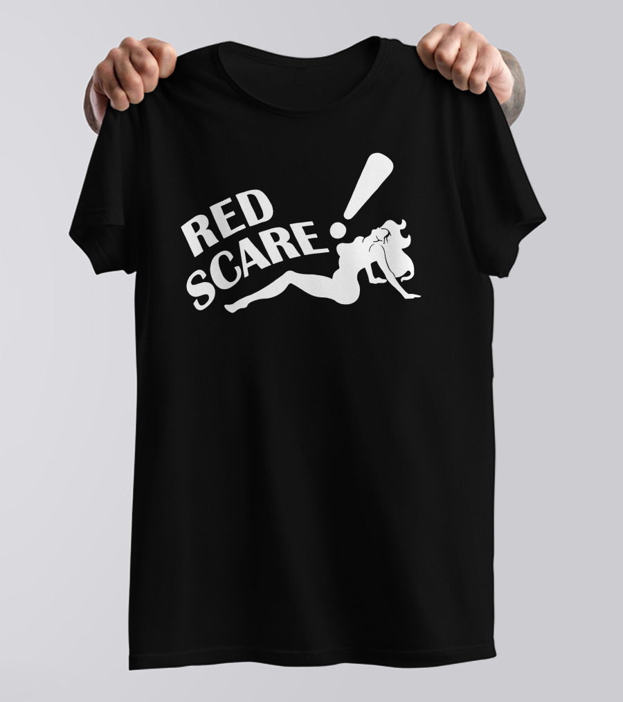 RED SCARE Merch Pin-Up Exclamation T-Shirt