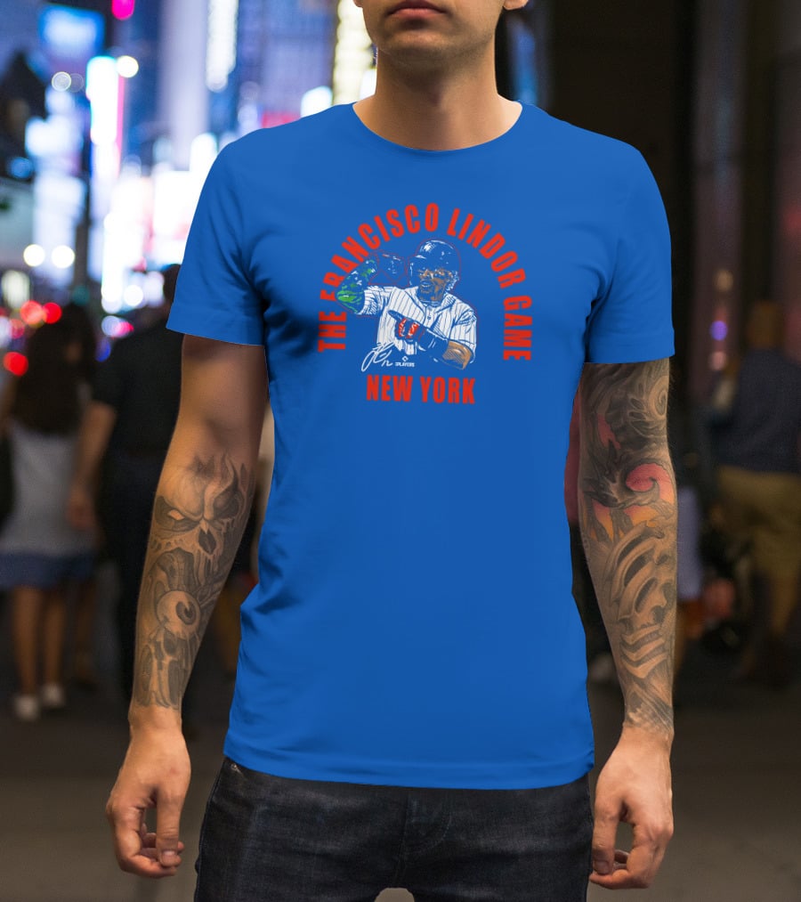 The Francisco Lindor Game New York Playoffs T-Shirt