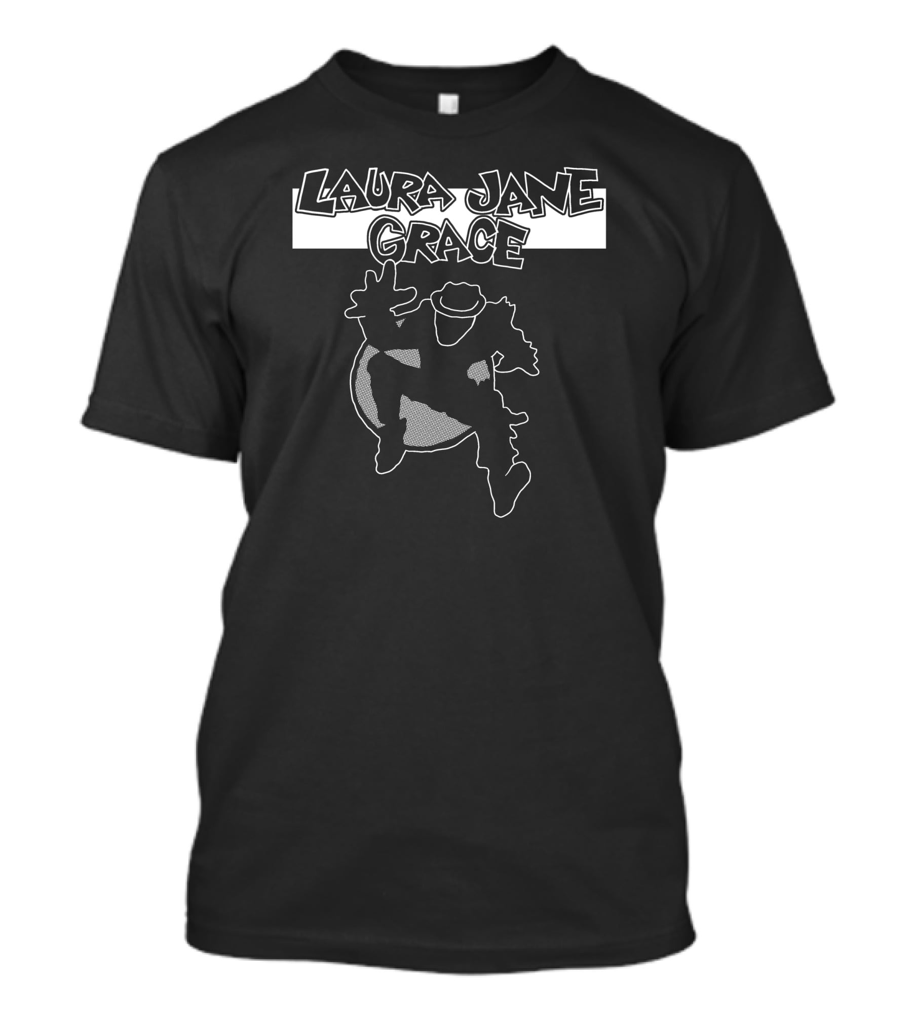 Laura Jane Grace OpIvy Skater Silhouette Iconic T-Shirt