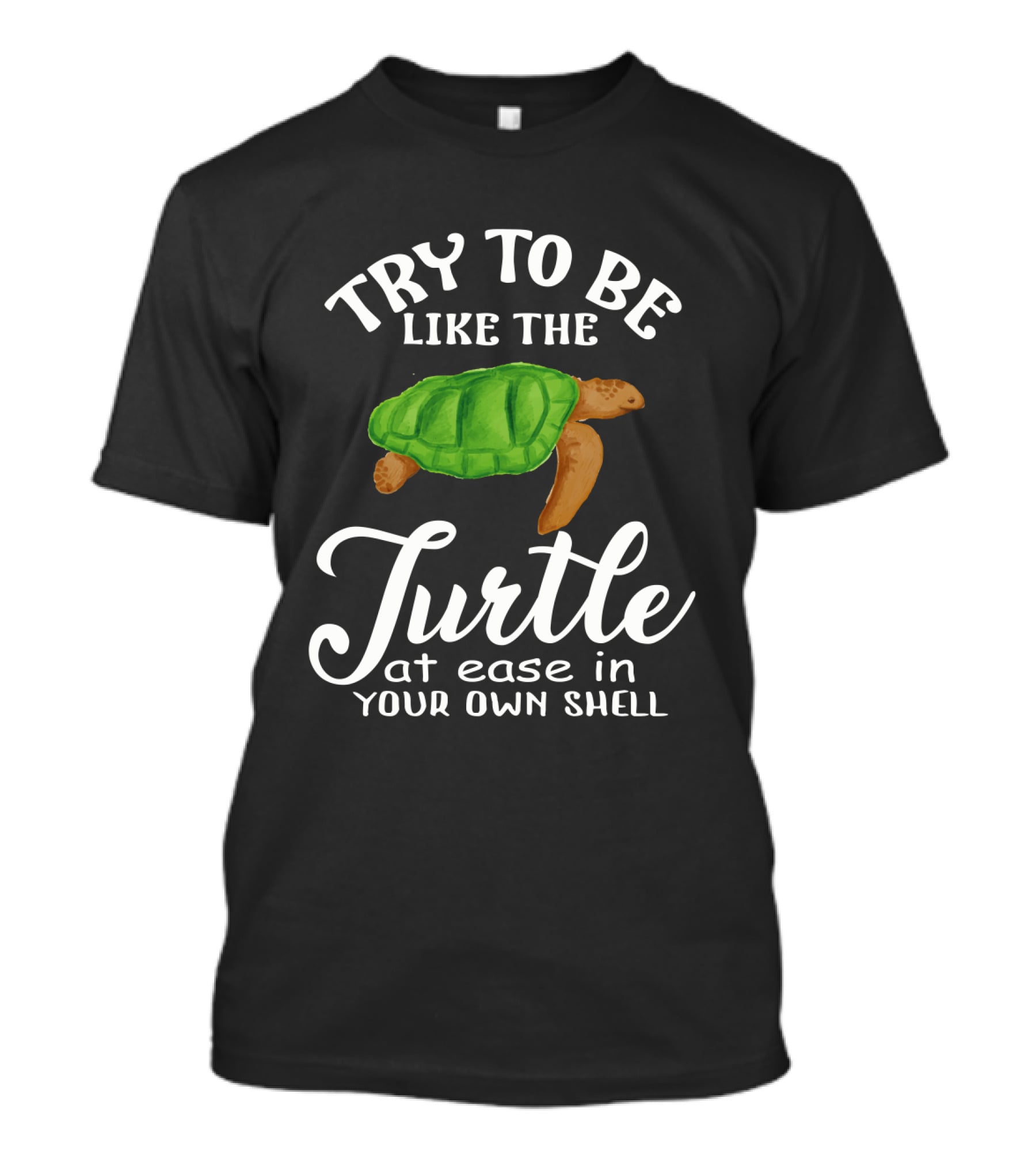 Try To Be Like The Turtle At Ease In Your Own Shell T-Shirt