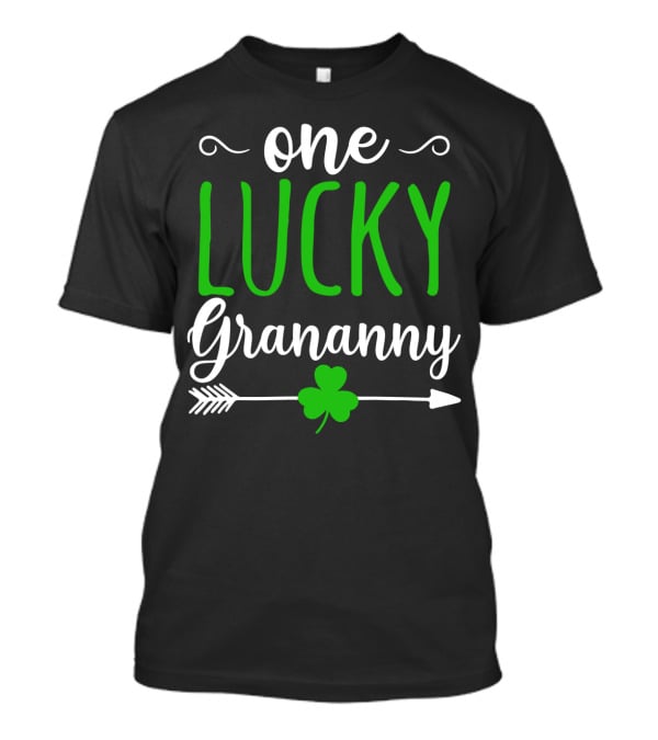 One Lucky Grananny Shamrock Arrow T-Shirt
