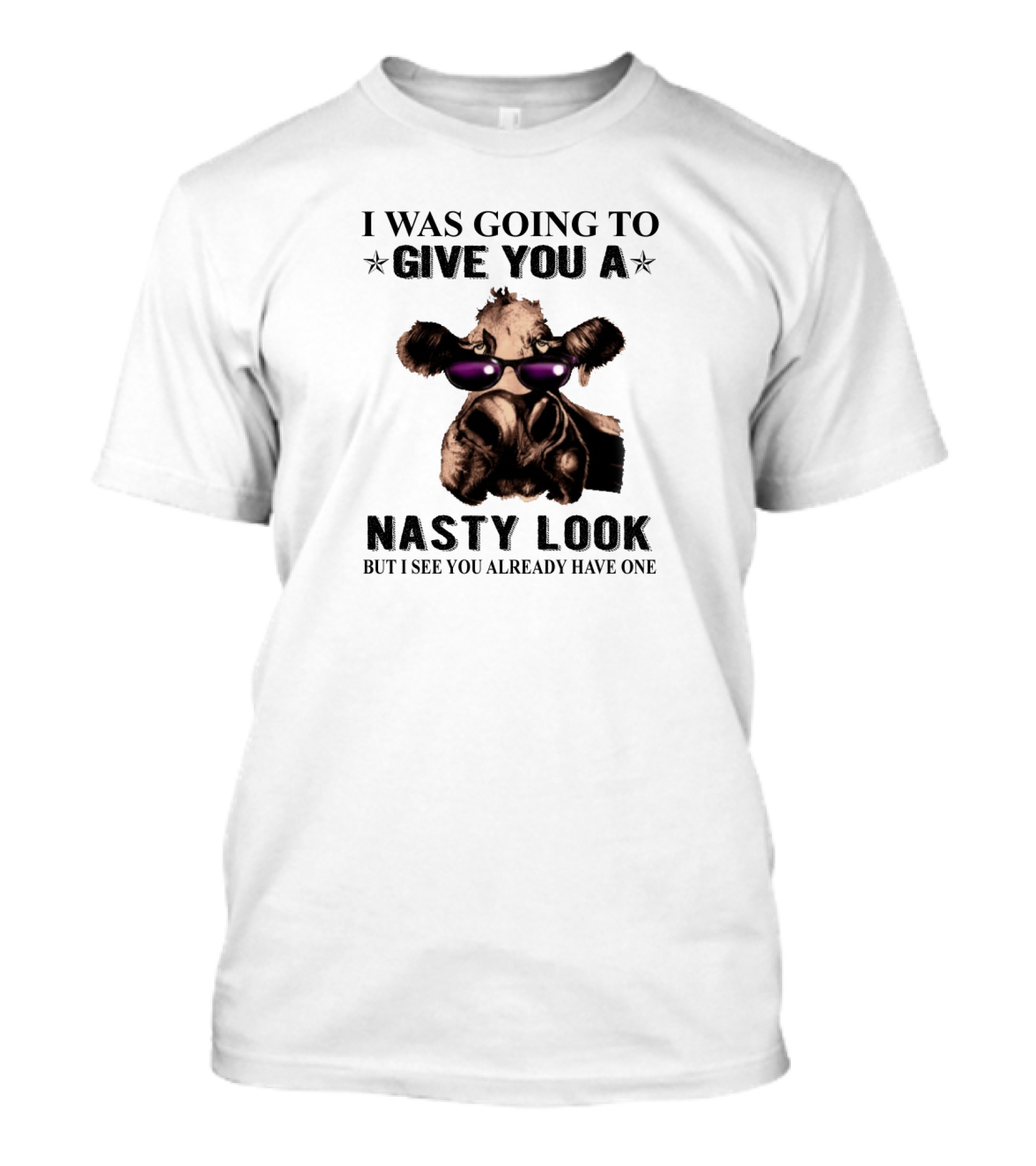 I Was Going To Give You A Nasty Look Funny Animal With Sunglasses T-Shirt