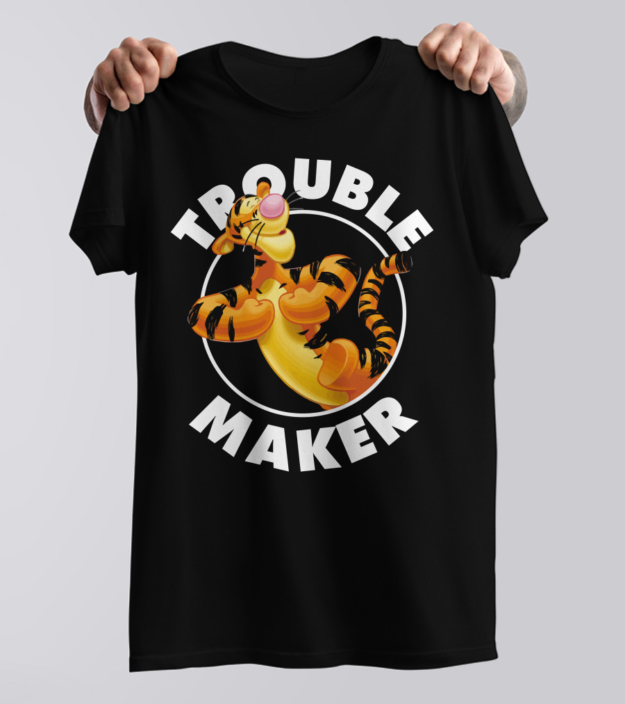 Tigger Trouble Maker Circle Pose Adventures T-Shirt