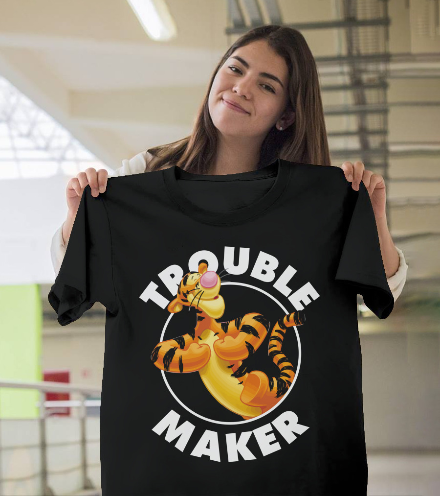 Tigger Trouble Maker Circle Pose Adventures T-Shirt