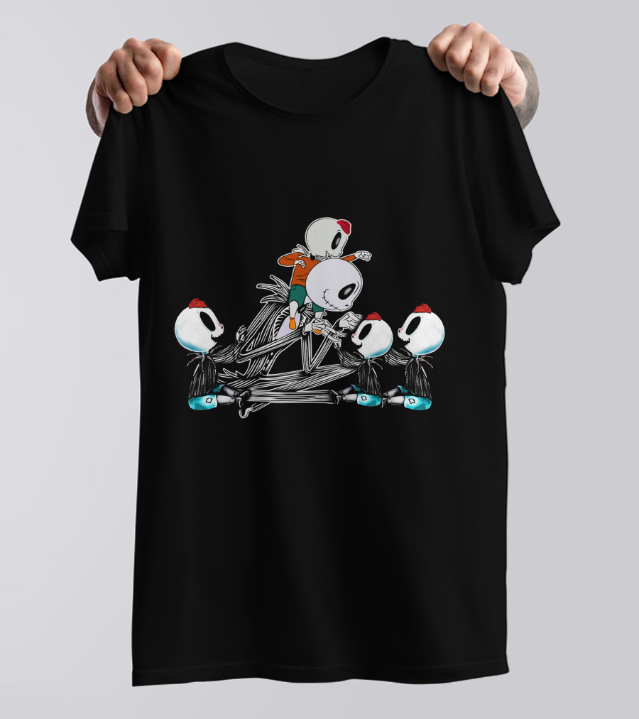 Jack And 4 Boys Parody Featuring Ducklings And Skulls T-Shirt