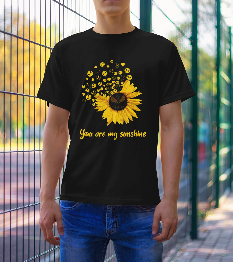 You Are My Sunshine Smiling Sunflower Faces T-Shirt